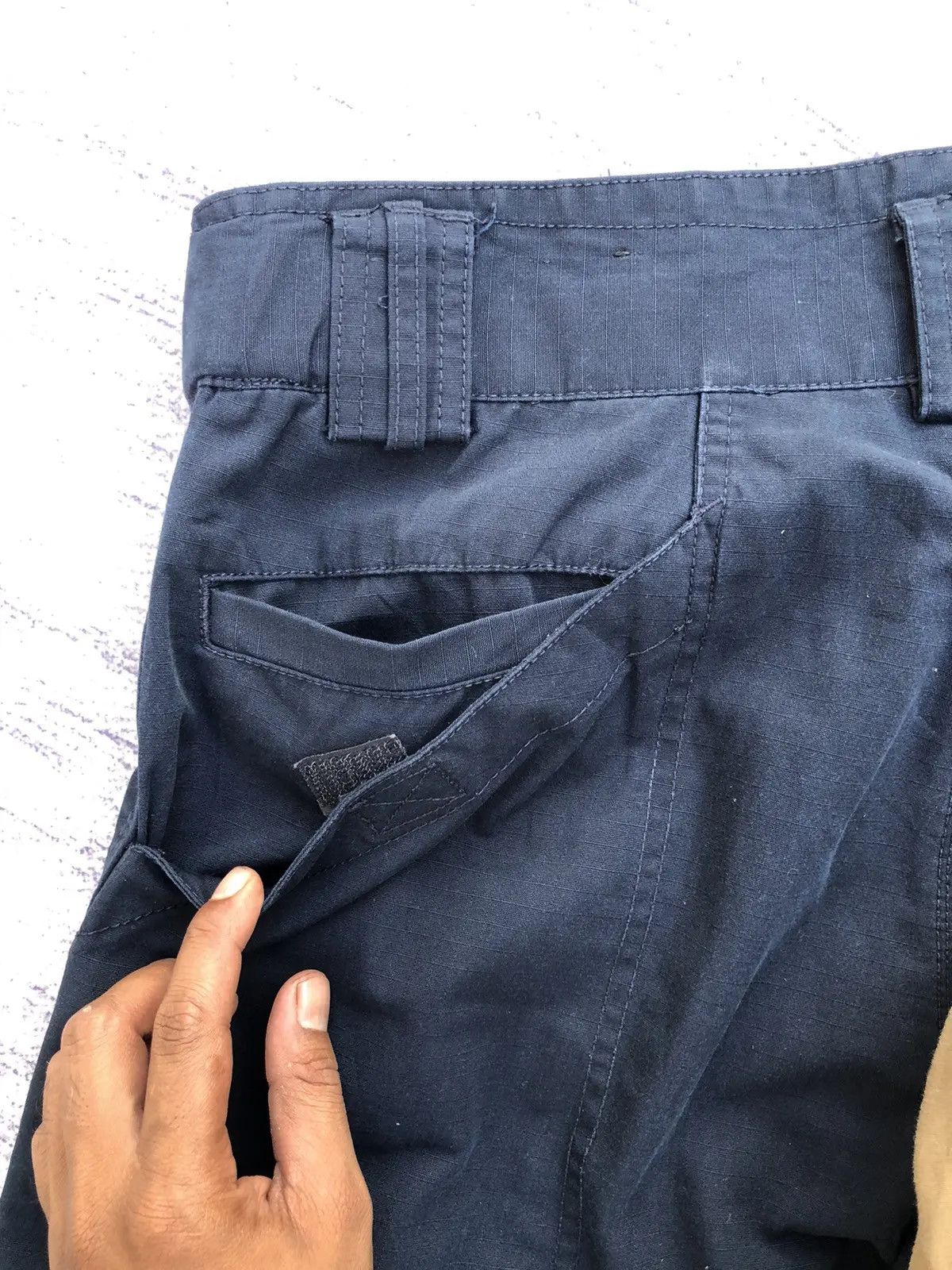 5.11 Very Rare Navy Blue Multipocket Bush Cargo Pants 9 Pocket Size US 33 - 18 Thumbnail