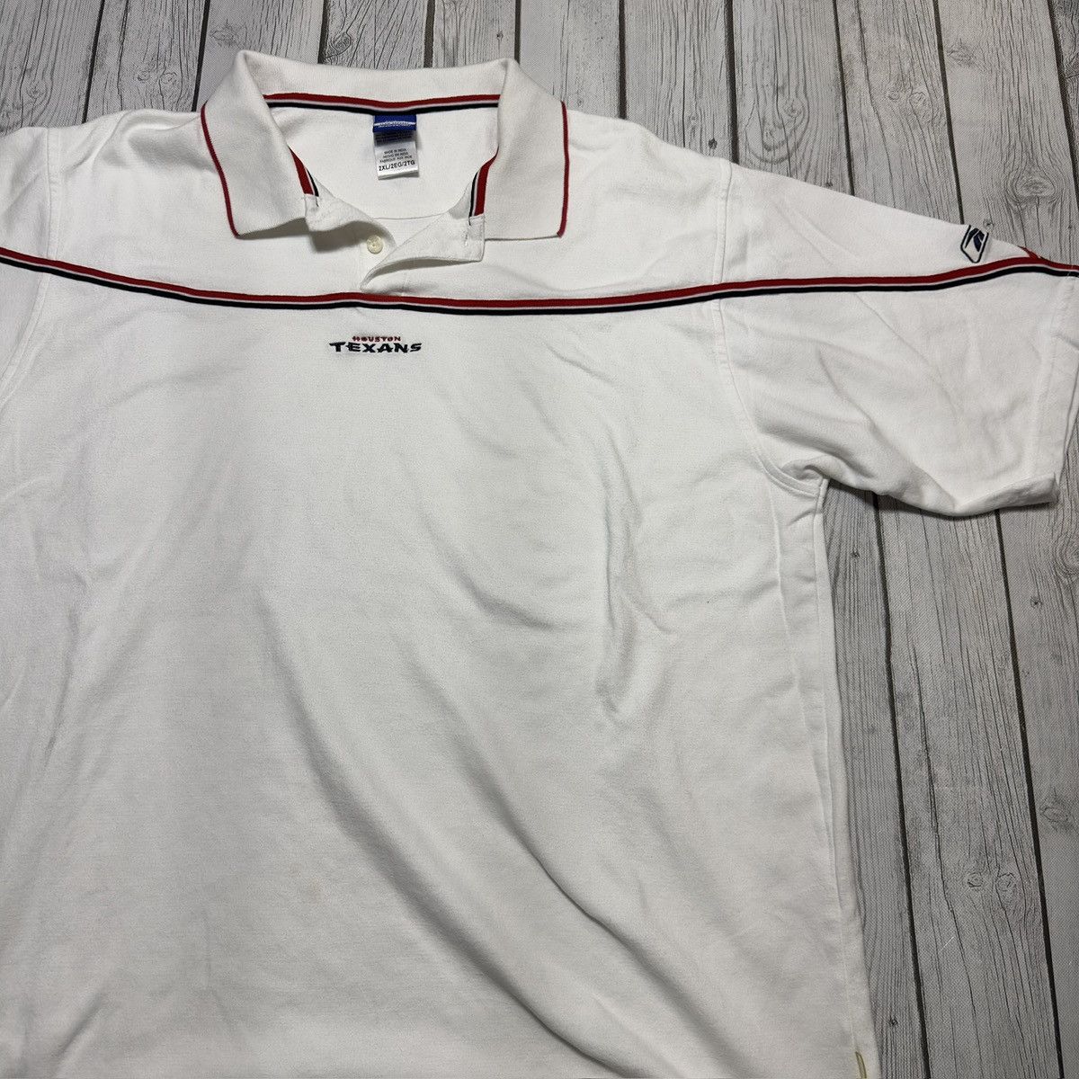 NFL × Reebok × Vintage Vintage Houston Texans polo shirt Size US XXL / EU 58 / 5 - 3 Thumbnail