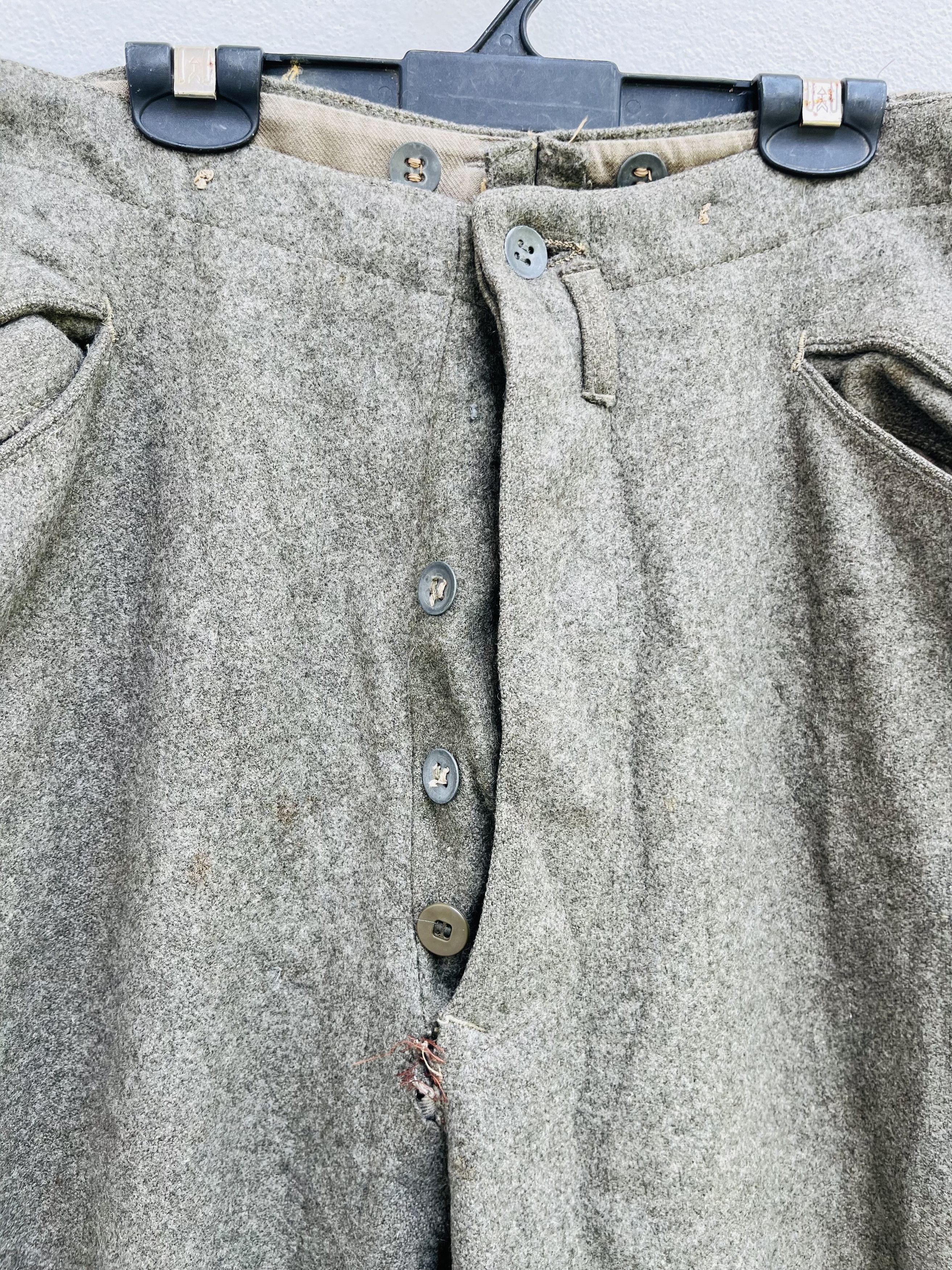 Vintage Vintage WW2 40s Swedish Military ACB Wool Pant Size US 30 / EU 46 - 5 Thumbnail