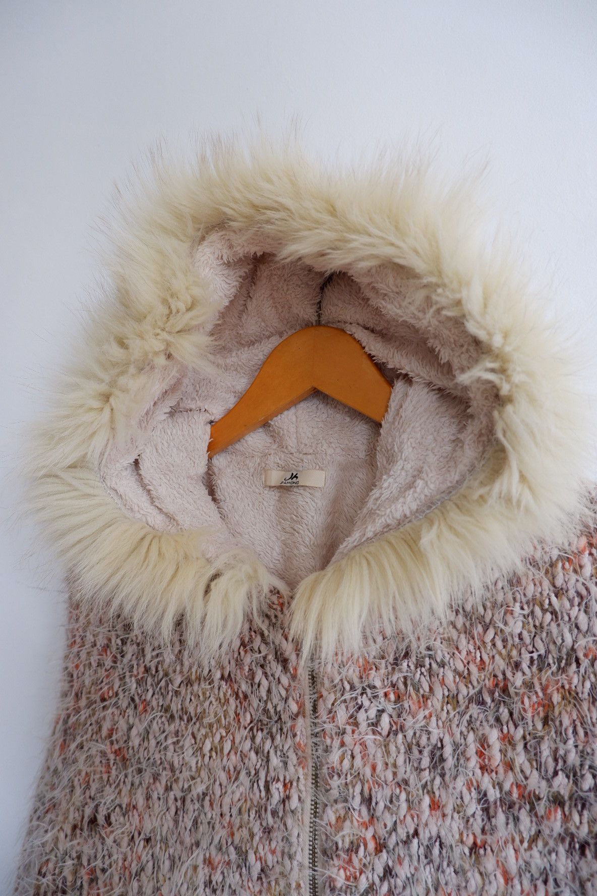 Japanese Brand Fuzzy Fur Mohair Cropped Hoodie Size US M / EU 48-50 / 2 - 6 Thumbnail