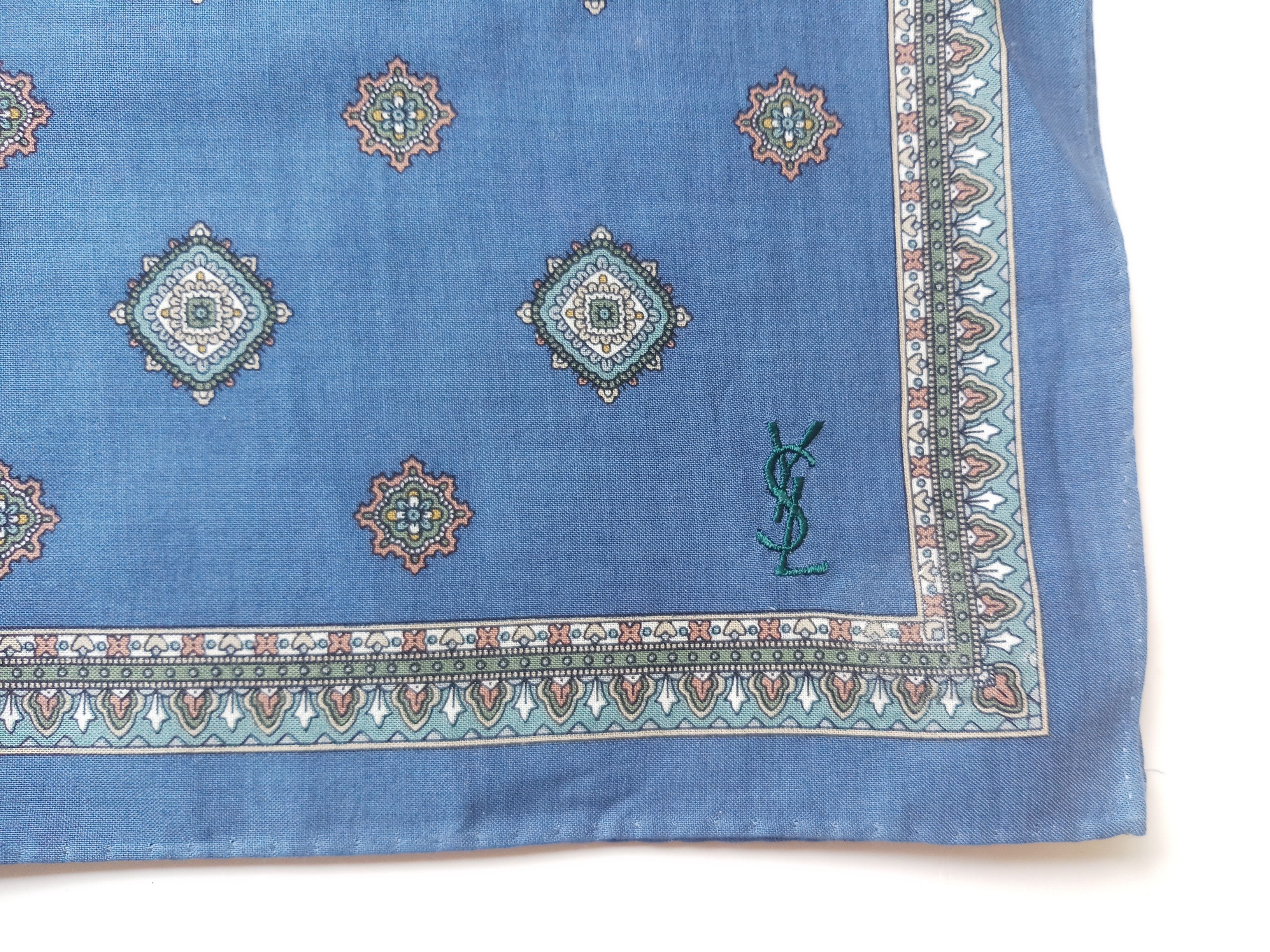 Yves Saint Laurent Yves saint laurent handkerchief cotton 100% Bandana Size ONE SIZE - 2 Thumbnail