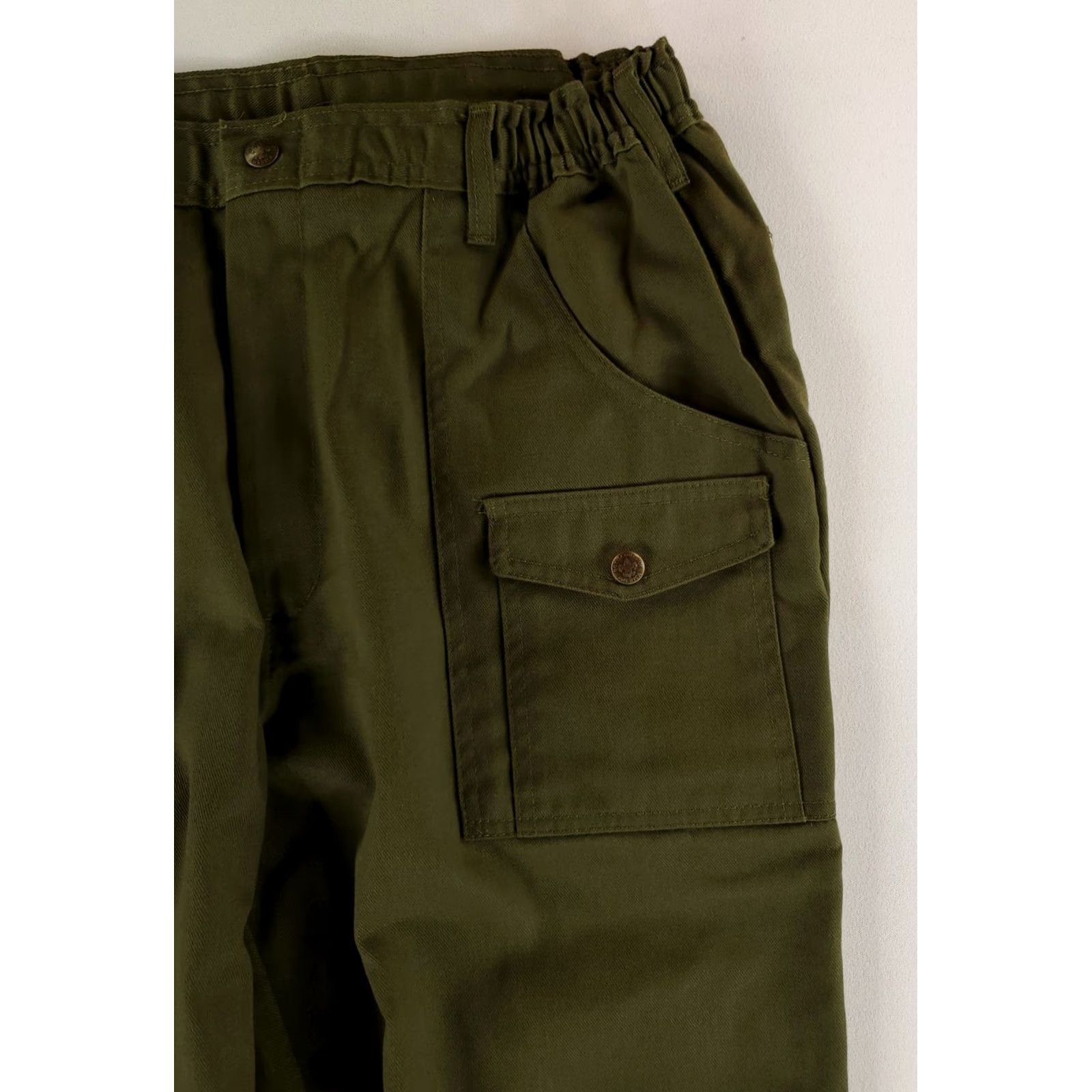 Vintage BSA Boy Scouts of America Cargo Pants Green Elastic Mens 30-36 Waist 30 Inseam M Size Regular Mens Size US 31 - 2 Thumbnail