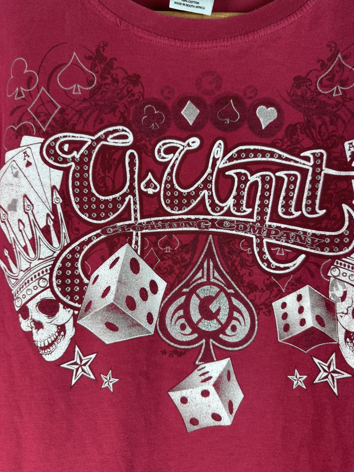 Affliction G Unit Wings gambling Skull Tee Y2K Affliction Style Size US XL / EU 56 / 4 - 4 Thumbnail