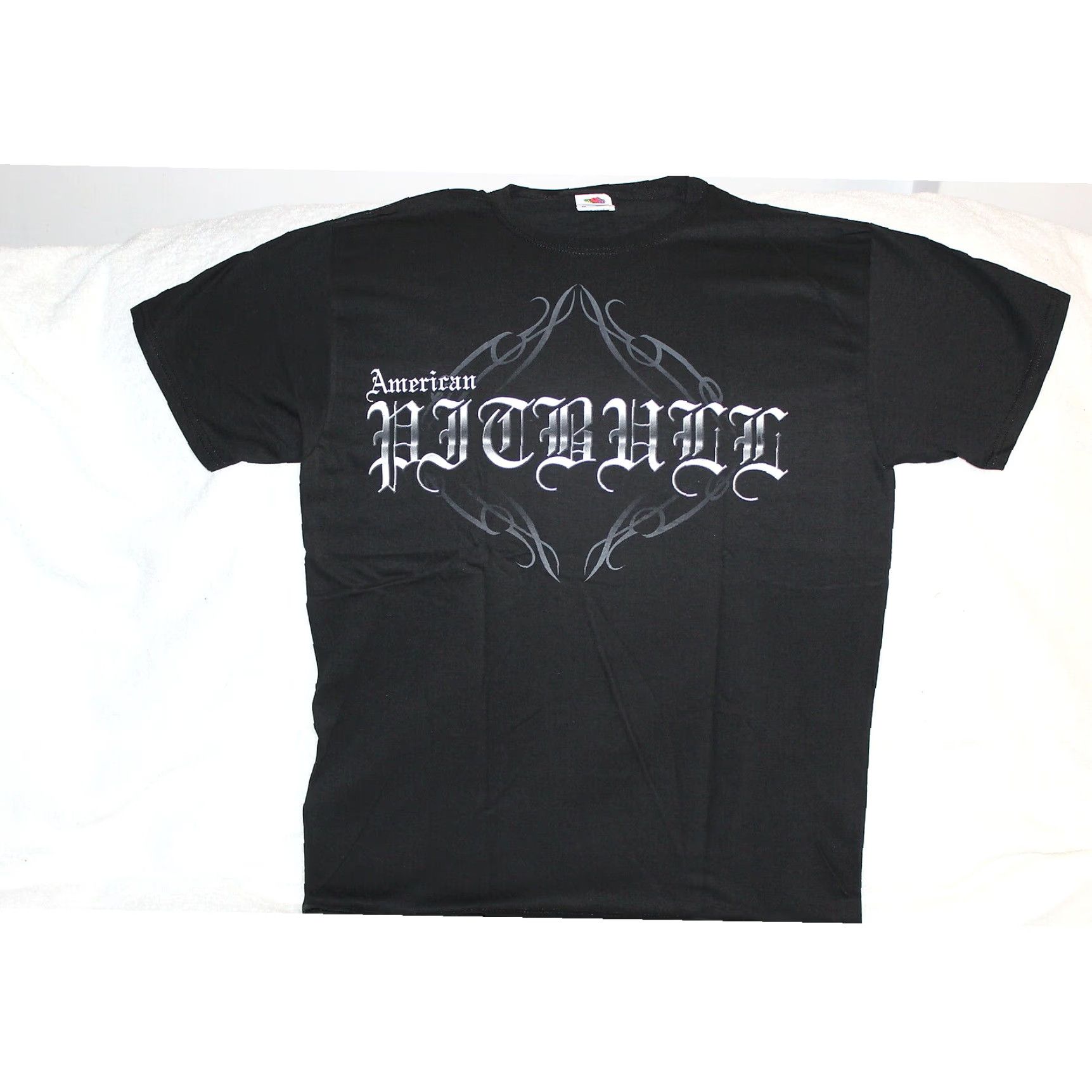 Vintage American Pitbull Mens T-Shirt Black Cotton XL Extra Large Size US L / EU 52-54 / 3 - 3 Thumbnail