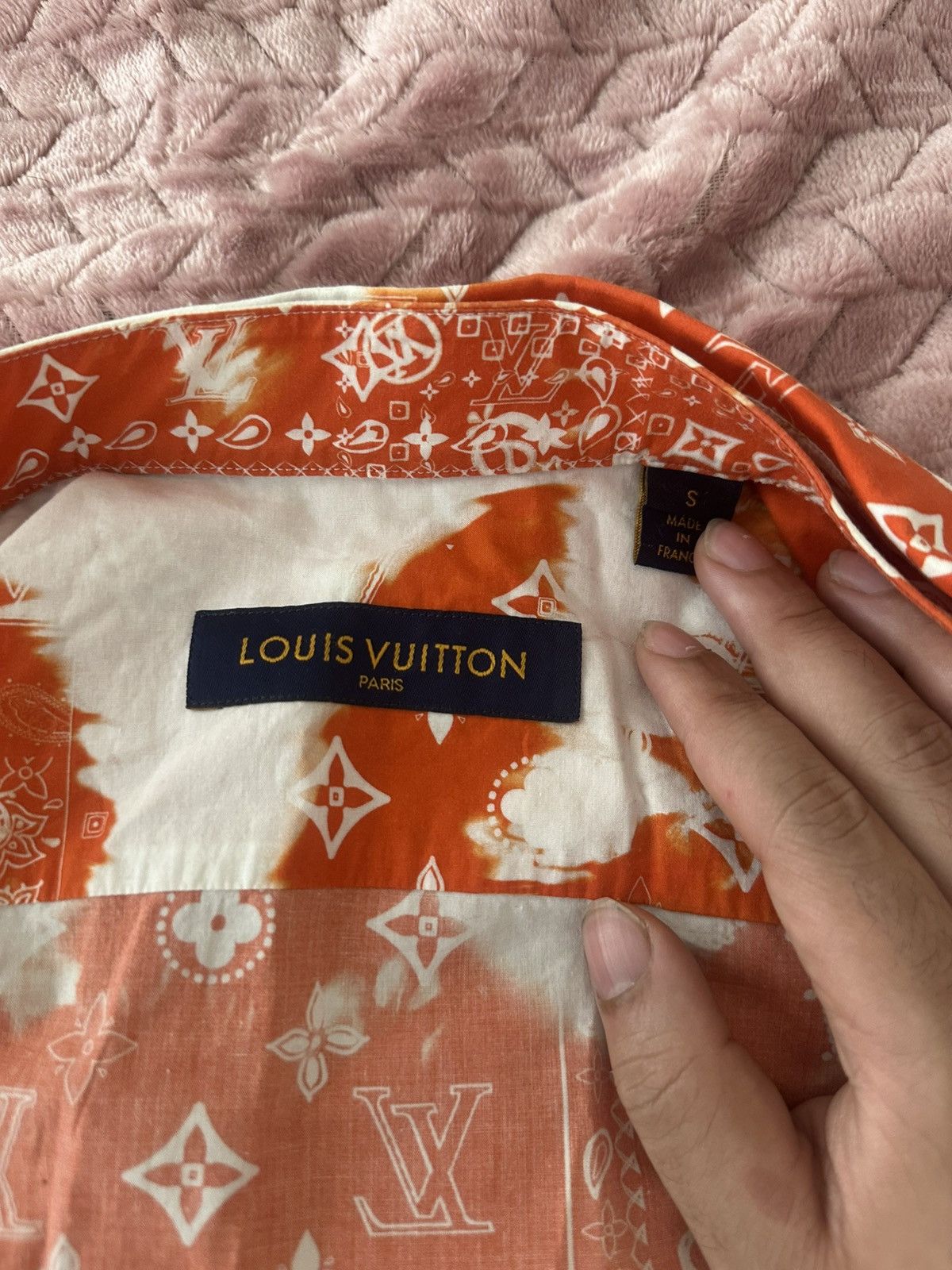 Louis Vuitton Authentic Louis Vuitton Monogram Bandana Button‑Down Shirt Size US S / EU 44-46 / 1 - 4 Thumbnail