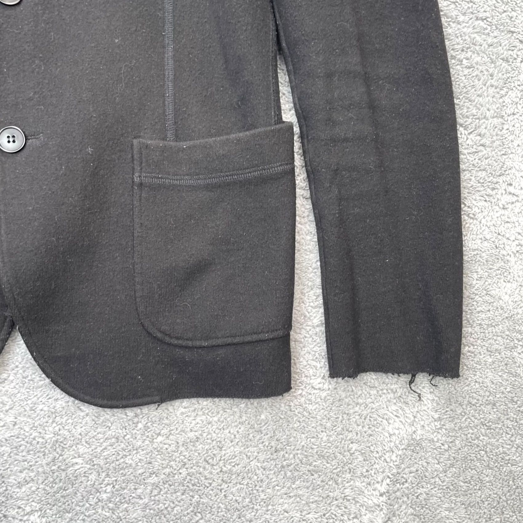 Tomas Maier Tomas Maier Blazer Mens Medium Black Wool Blend Single Breasted Italy Size 40R - 2 Thumbnail