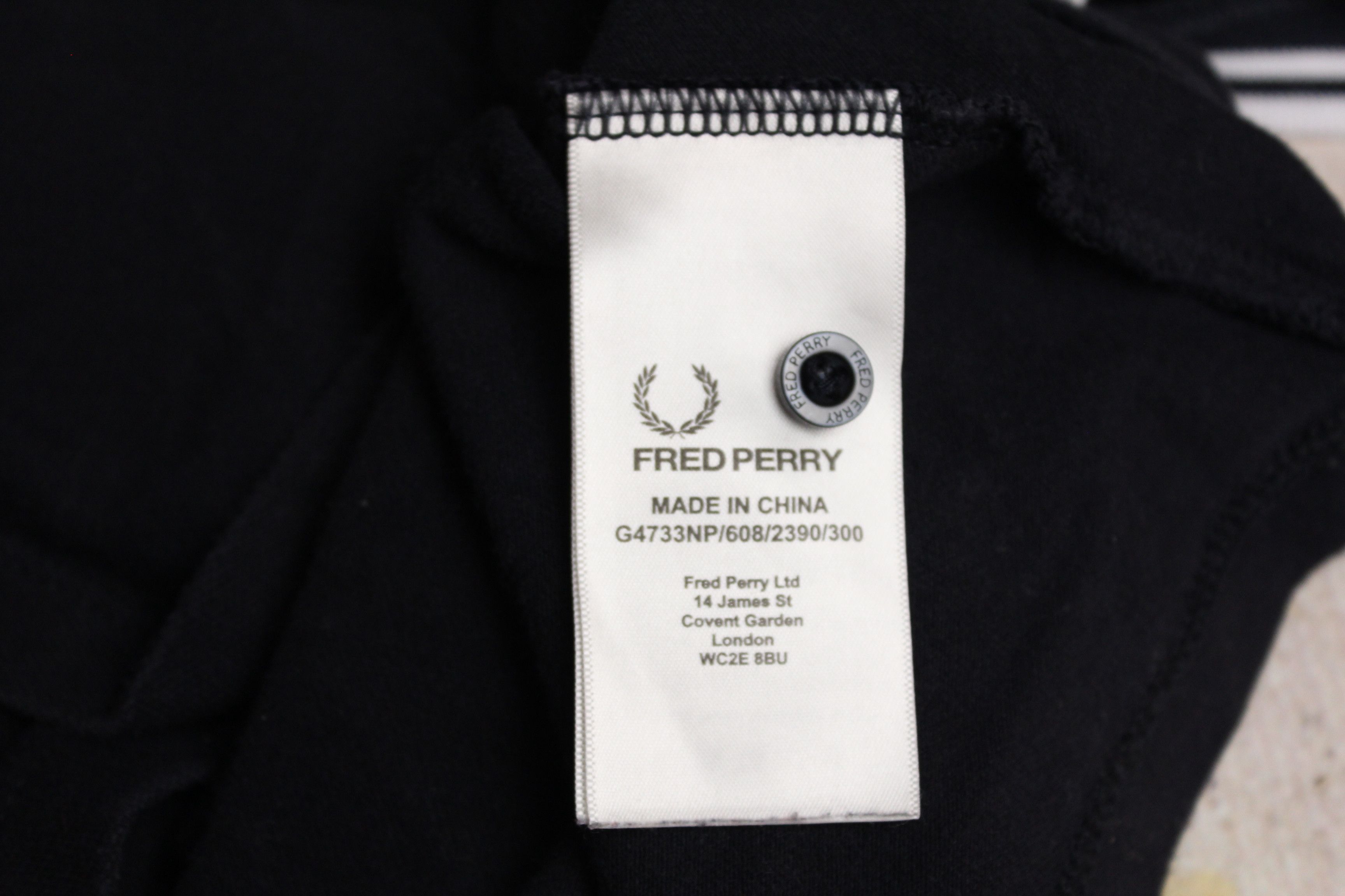Fred Perry Women's FRED PERRY Short Sleeve Blue Polo Shirt Size L / US 10 / IT 46 - 8 Thumbnail