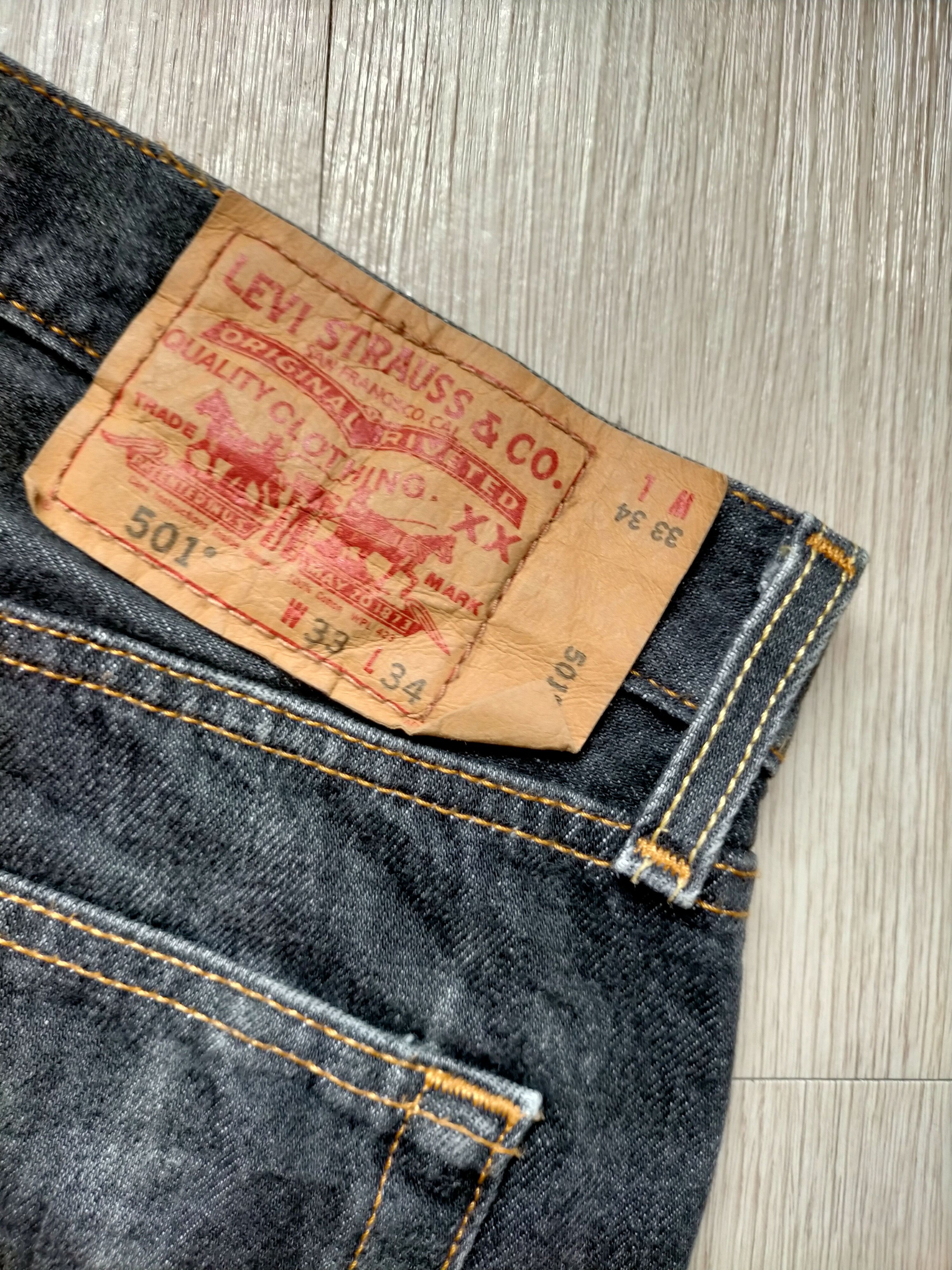 Levi's Vintage Clothing Vintage Levis 501 Black Jeans Size US 32 / EU 48 - 16 Thumbnail