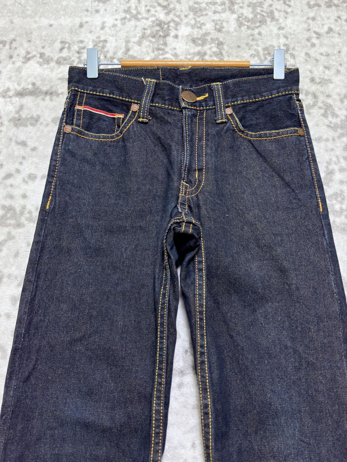 Hysteric Glamour Vintage Cocolulu CO&LU Painted Logo Selvedge Jeans Size US 28 / EU 44 - 3 Thumbnail