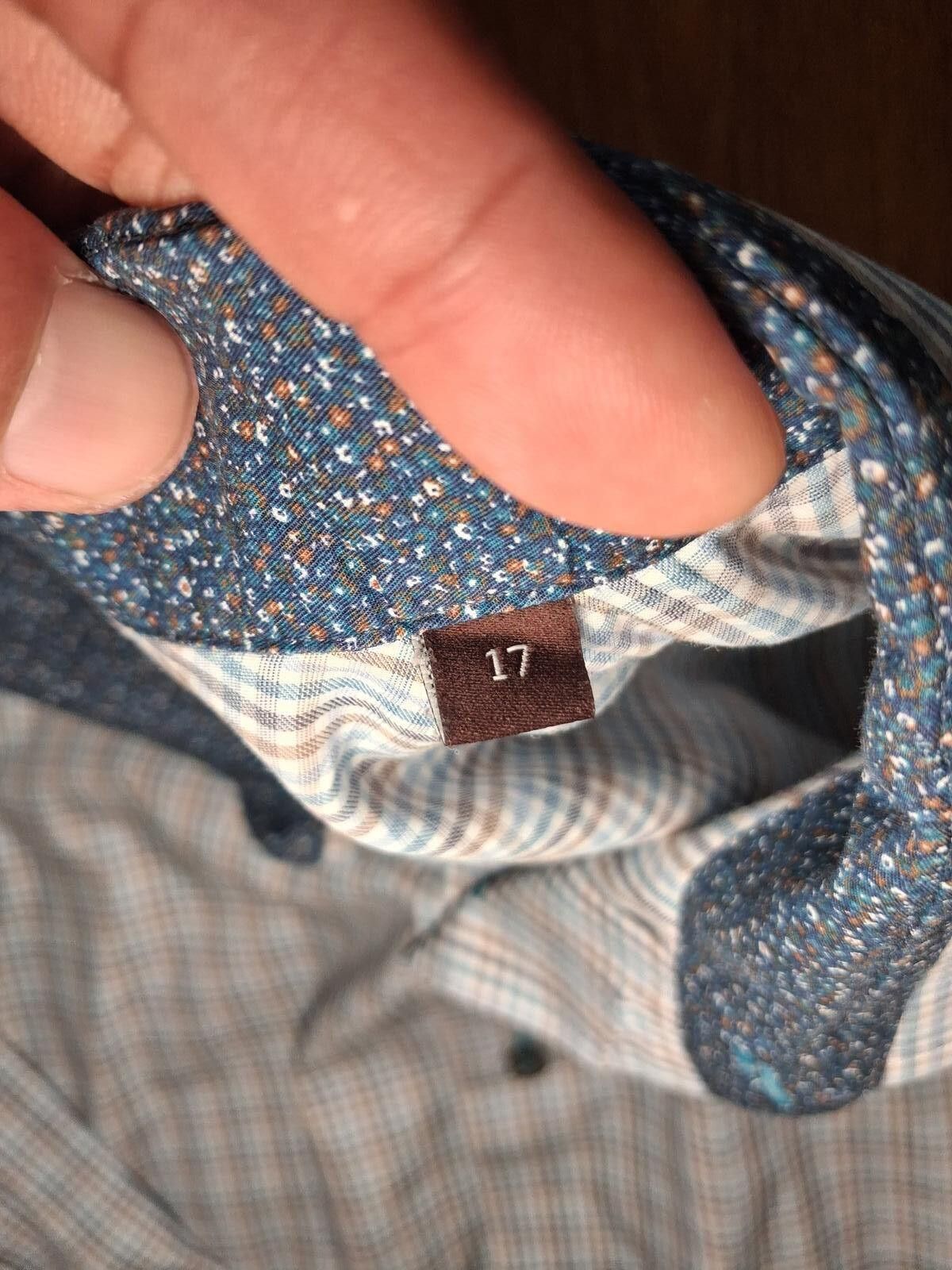 Robert Talbott Robert Talbott Shirt 17-31 Large Multicolor Plaid Cotton Size US L / EU 52-54 / 3 - 3 Thumbnail