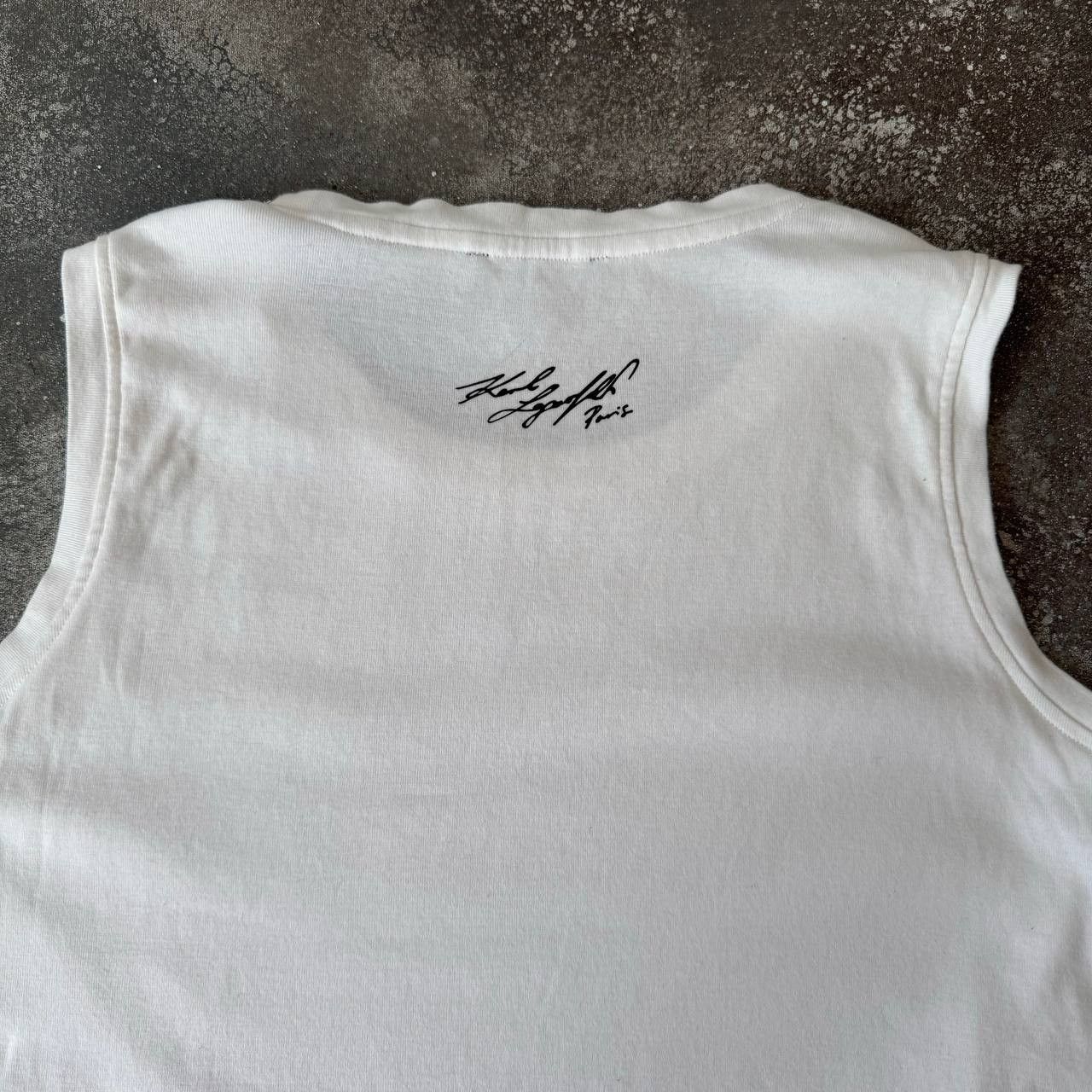 Designer × Karl Lagerfeld Karl Lagerfeld Paris Amazing Tank Top Size M / US 6-8 / IT 42-44 - 8 Thumbnail