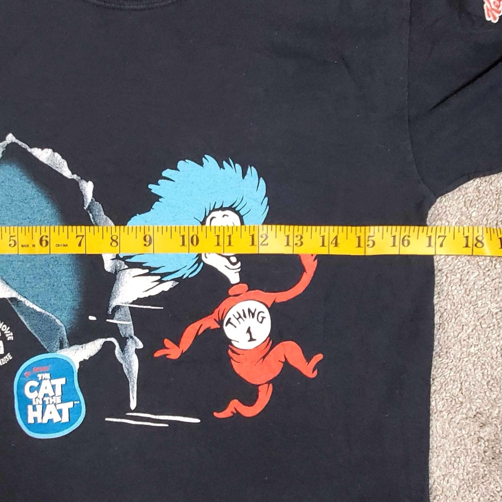 Vintage VINTAGE Dr. Seuss’ The Cat in the Hat Pop Tarts Movie Promo Shirt Small Size US S / EU 44-46 / 1 - 6 Thumbnail