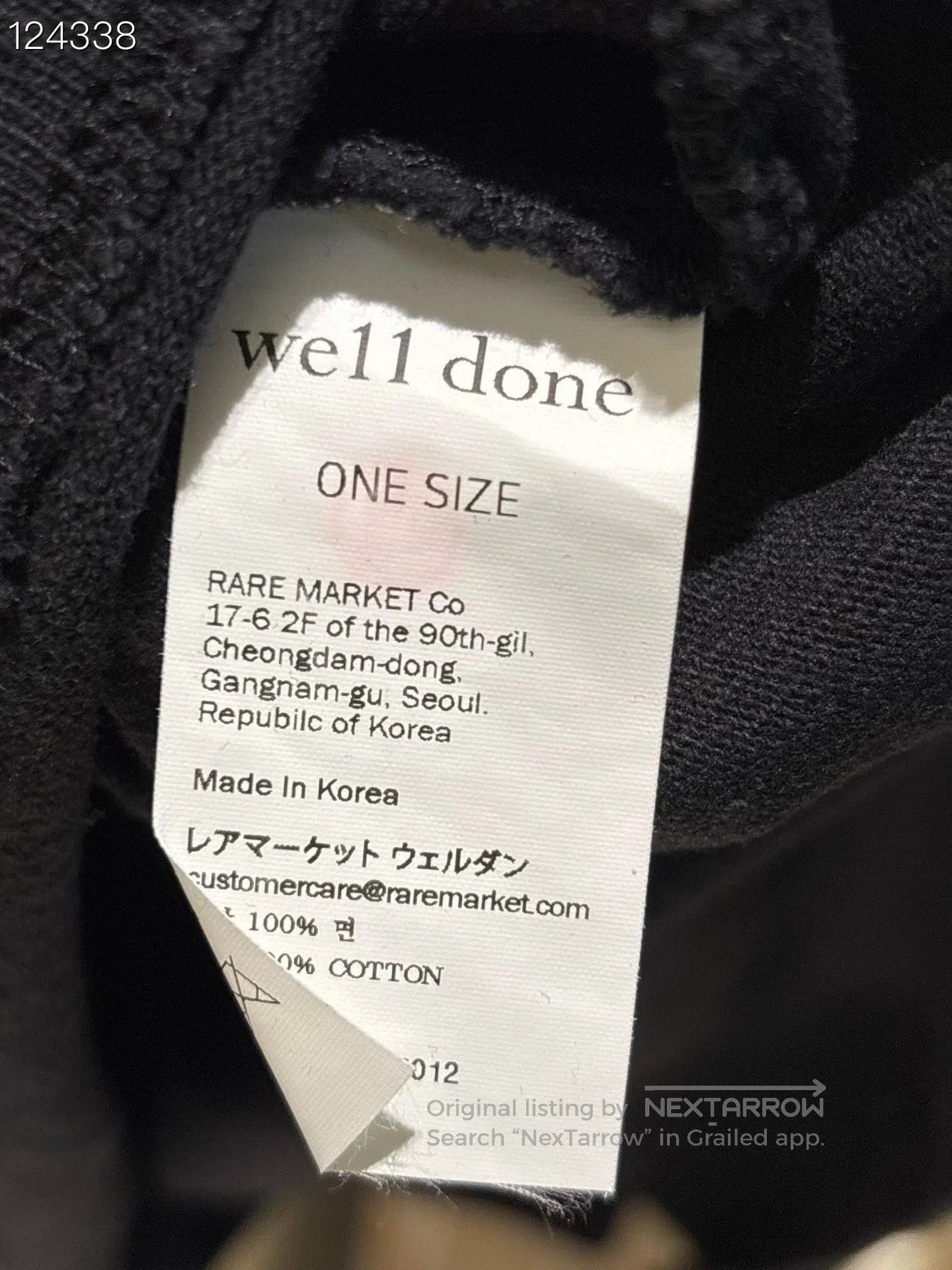 WE11DONE We11Done Logo Sweatshirt. Size US M / EU 48-50 / 2 - 4 Thumbnail