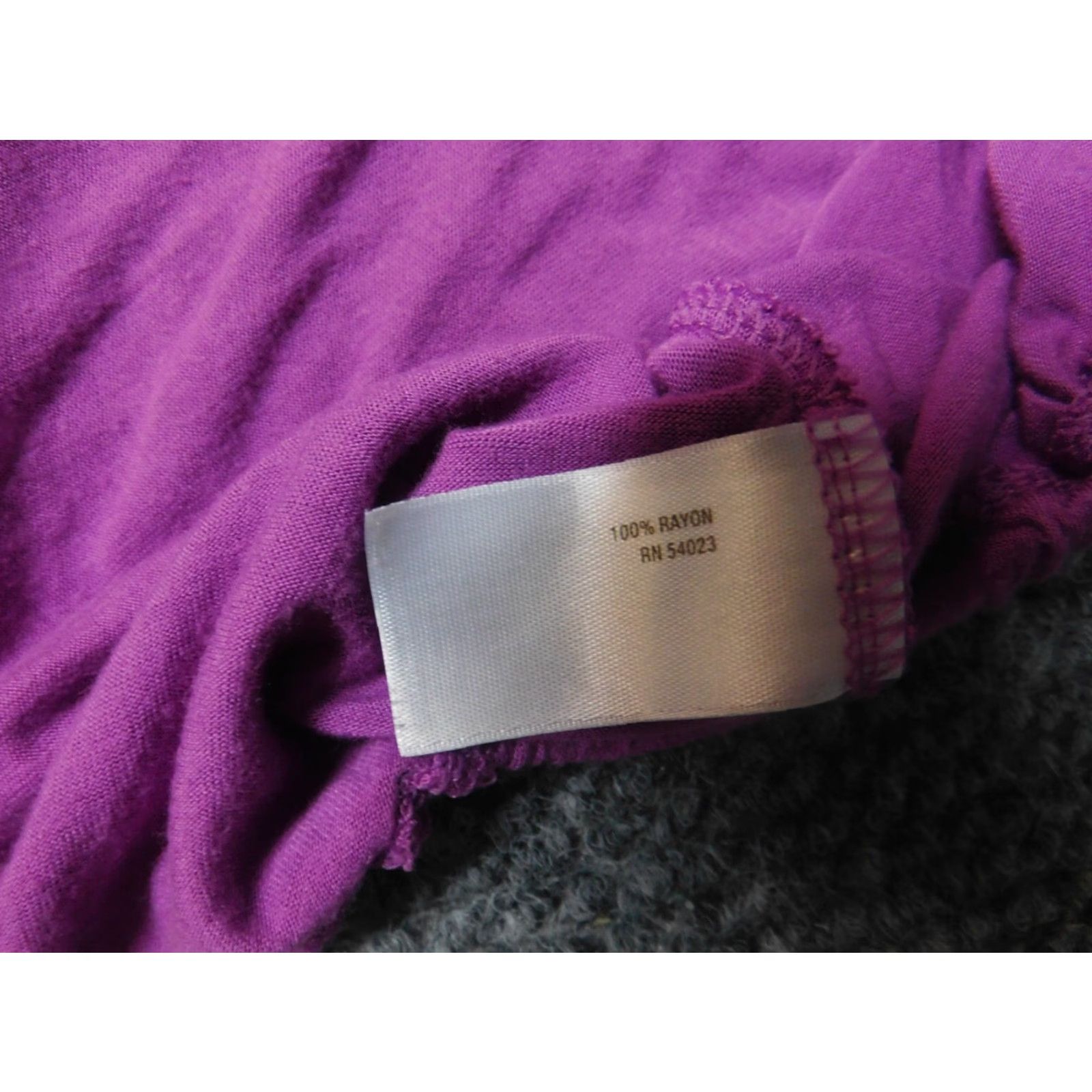 Old Navy Old Navy Womens Blouse M Purple Stretch Crew Neck Pullover Casual Regular Size M / US 6-8 / IT 42-44 - 6 Thumbnail
