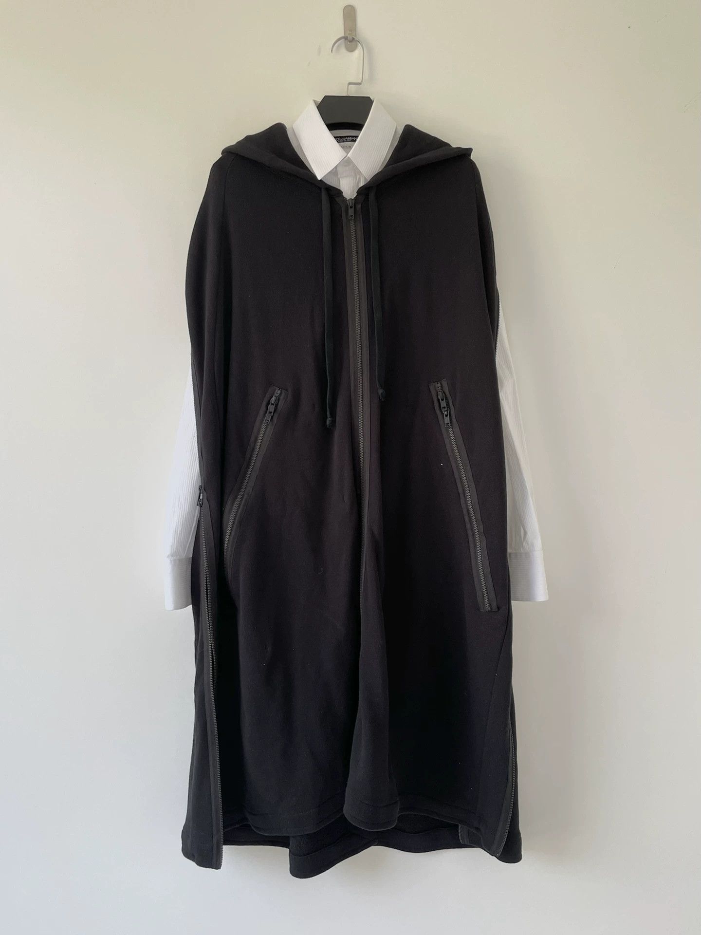 Ann Demeulemeester Long Hooded Vest with Embroidered Phoenix Design Size US M / EU 48-50 / 2 - 2 Thumbnail