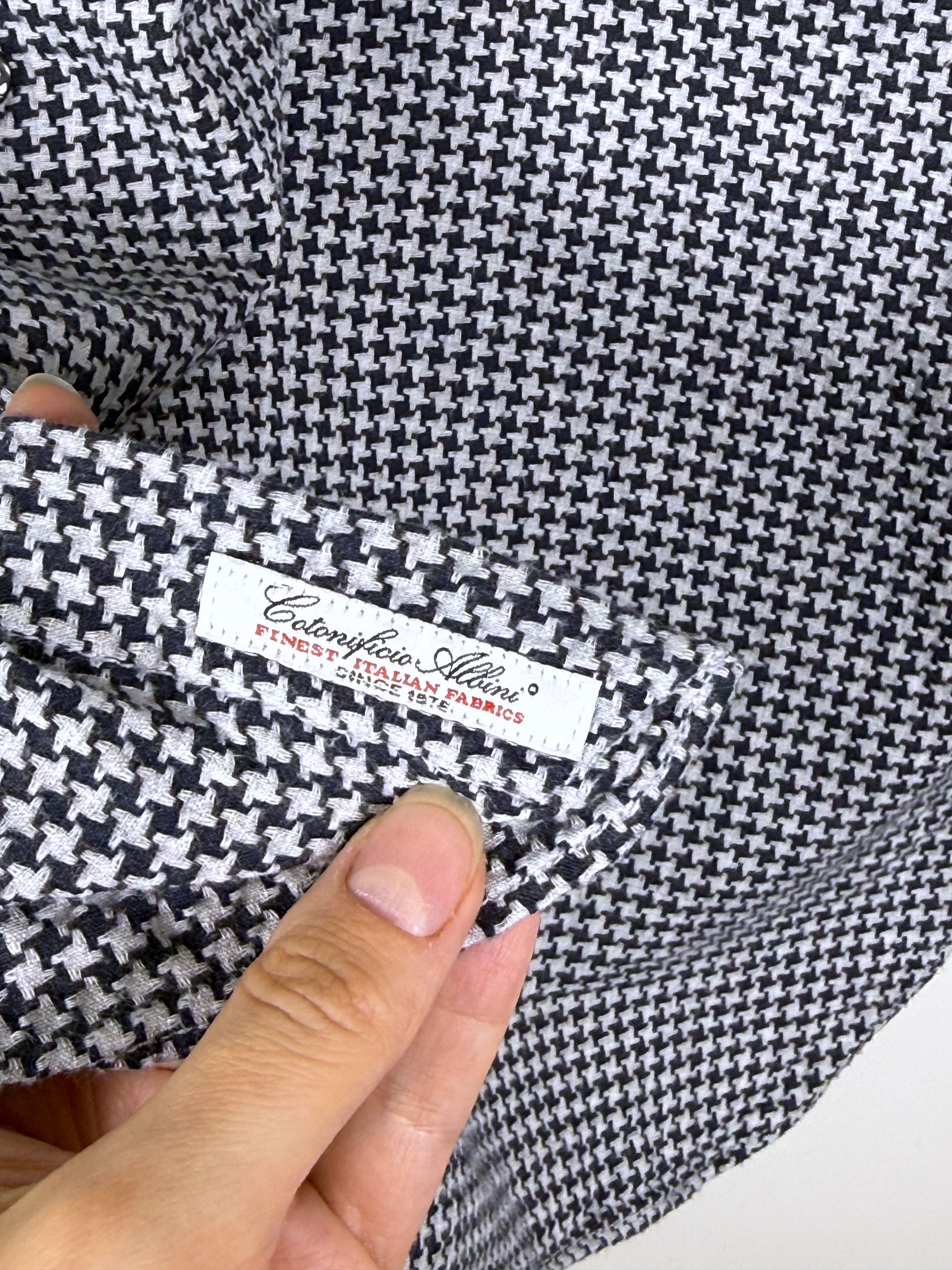 Bogner Men's Bogner Houndstooth Casual Shirt 42/L Size US L / EU 52-54 / 3 - 5 Thumbnail