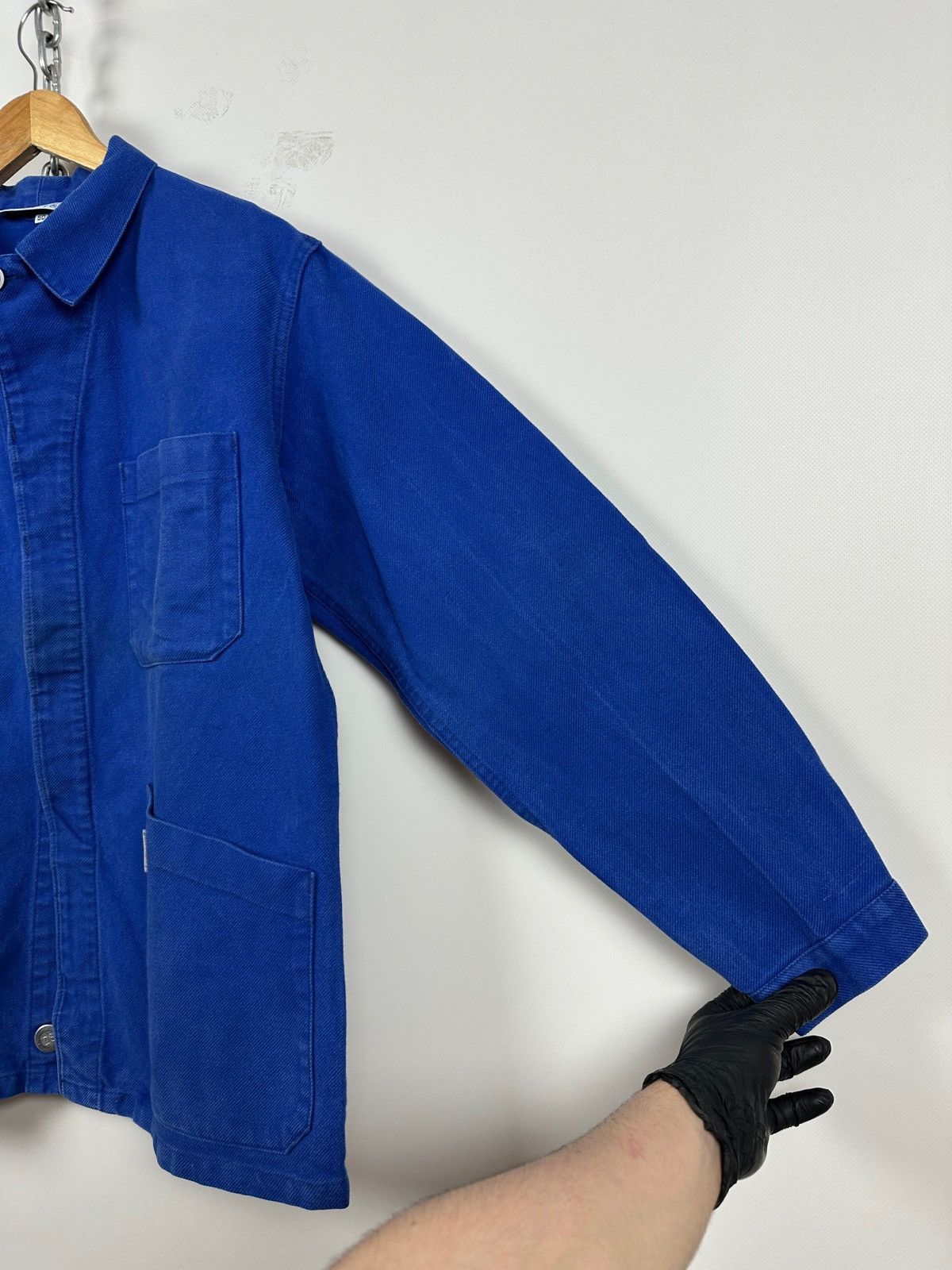 Le Laboureur 80s Vintage Lutteurs French Workwear Sanfor Chore Jacket Size US M / EU 48-50 / 2 - 14 Thumbnail