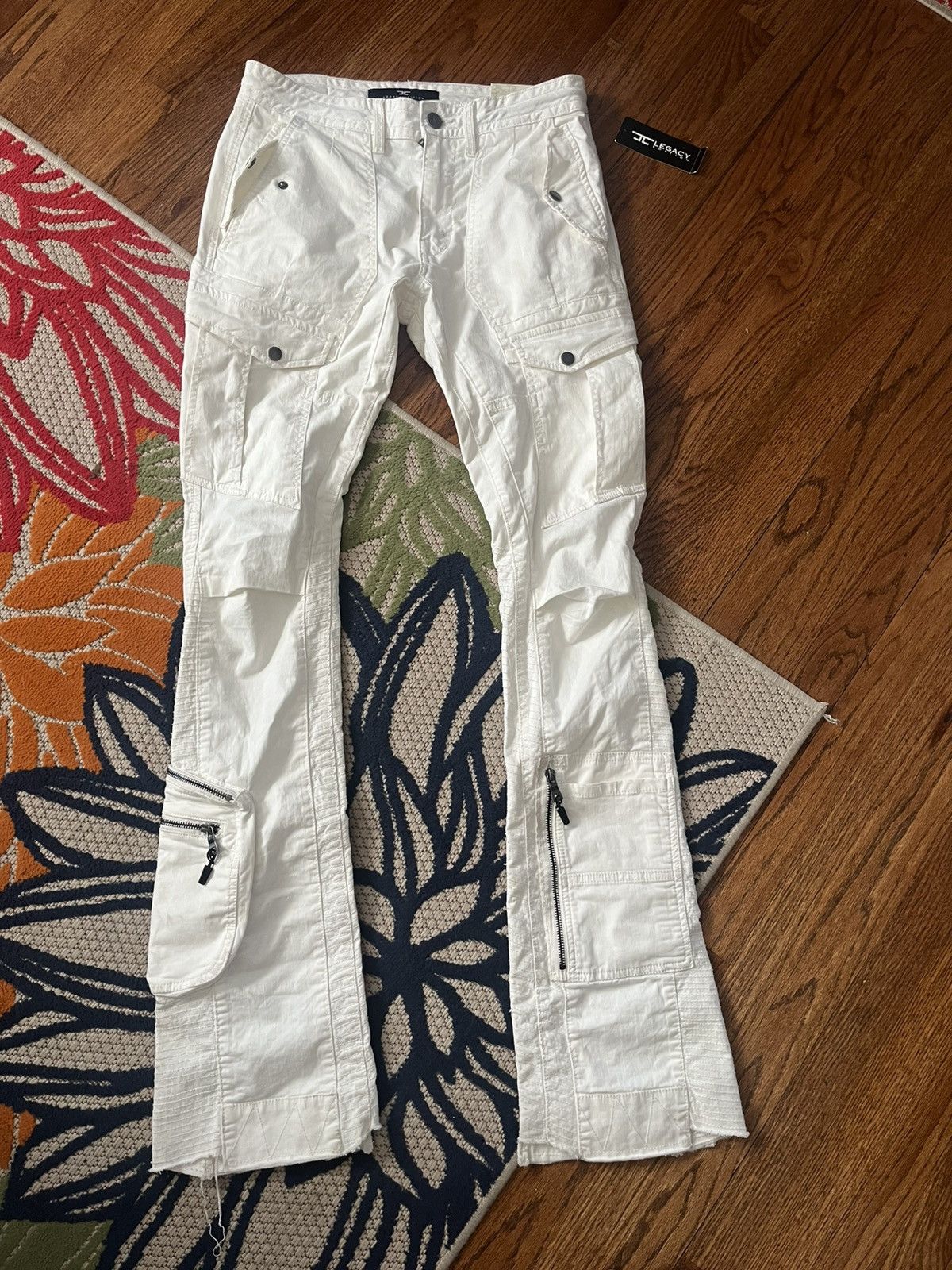 Jordan Craig White jordon craig skinny flare jeans Size US 32 / EU 48 - 1 Thumbnail