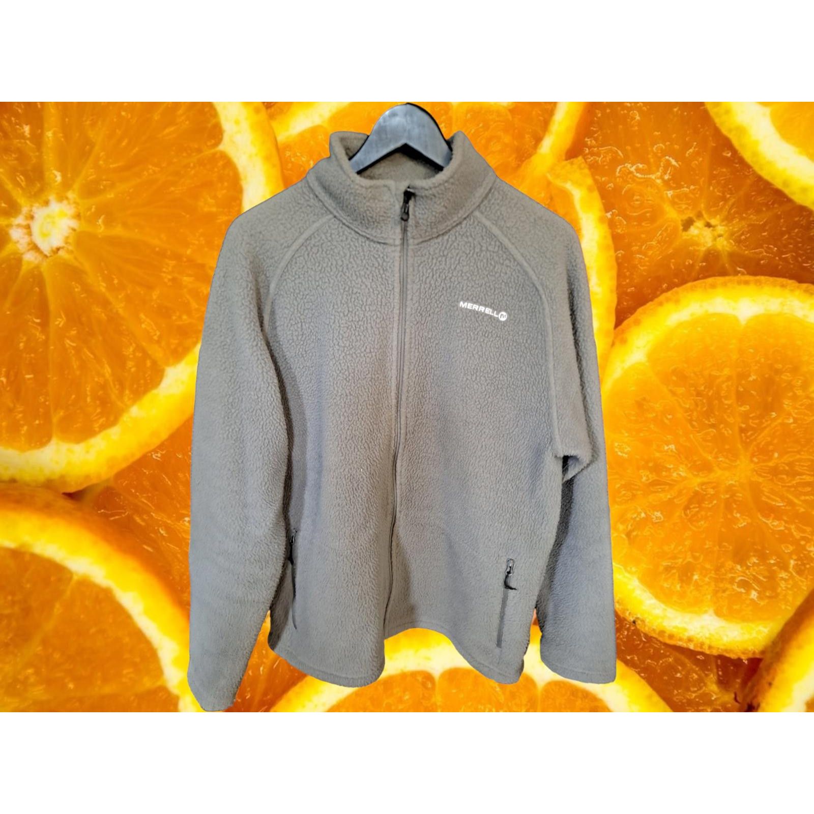 Merrell Merrell Off White Full Zip Fleece With Zip Pockets Size Larg Size US L / EU 52-54 / 3 - 1 Thumbnail