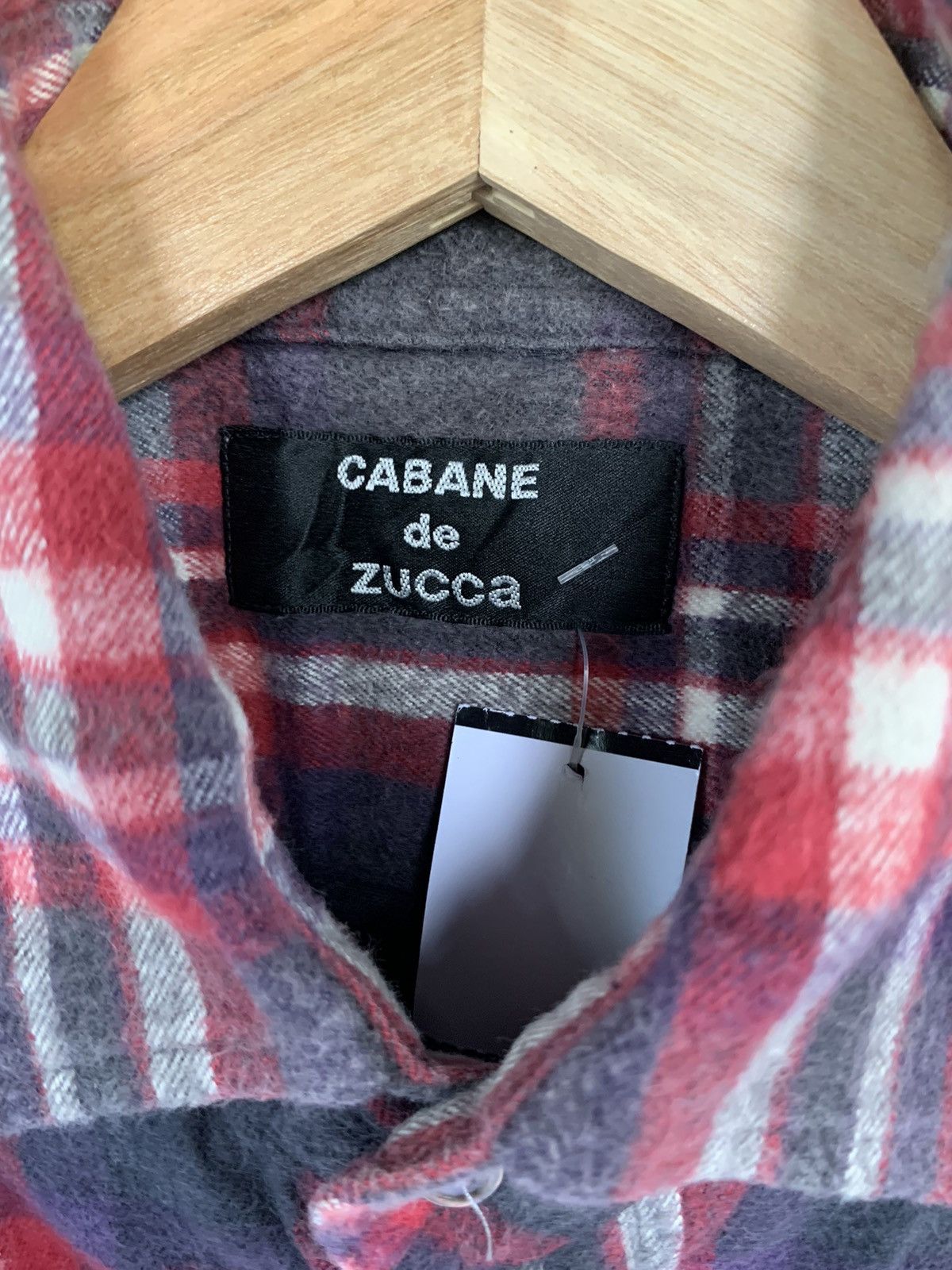 CABANE de ZUCCa × Issey Miyake × Zucca Cabane De Zucca Flannel Shirt Size US S / EU 44-46 / 1 - 5 Thumbnail