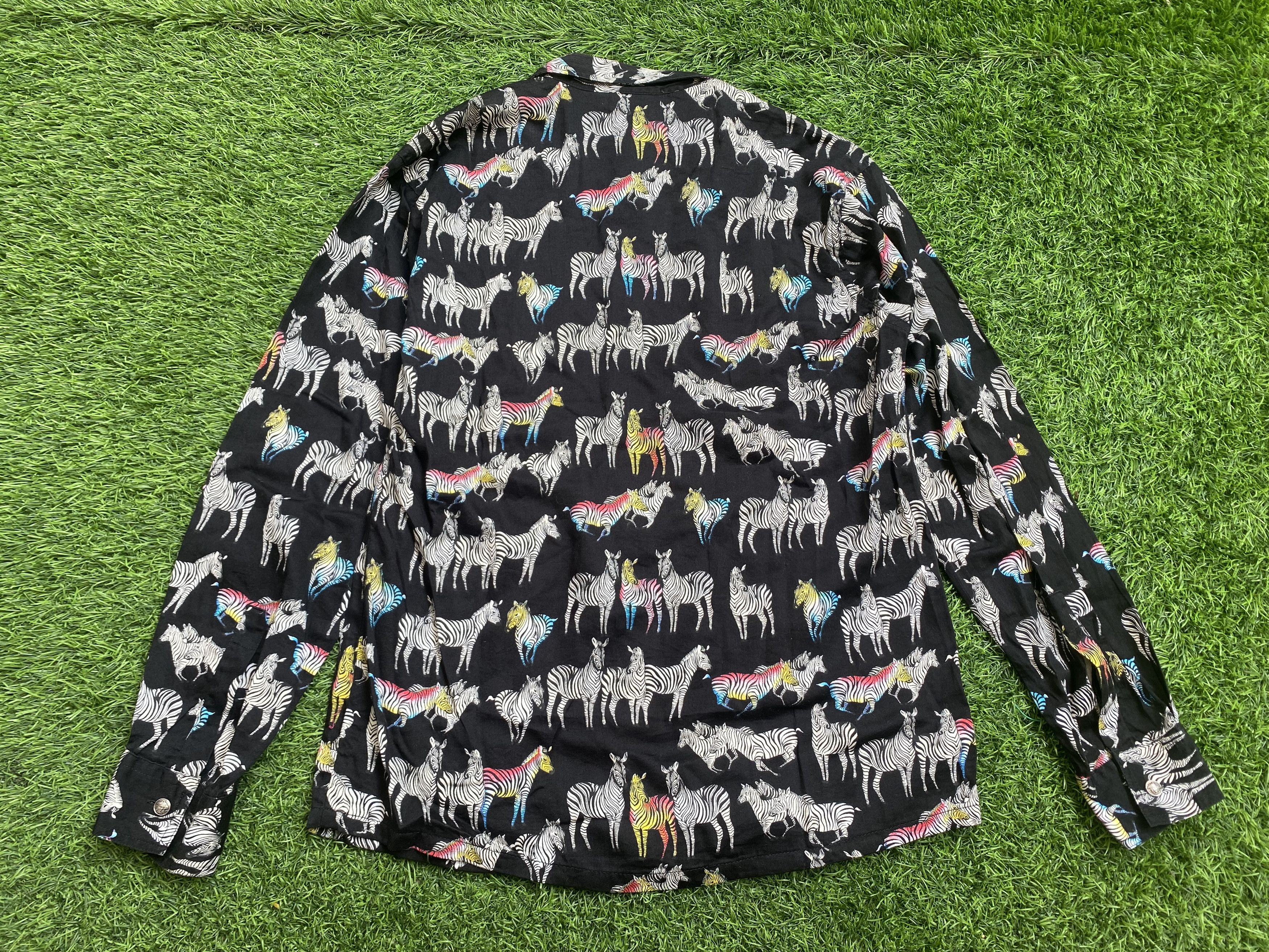 Versace × Versace Jeans Couture Vintage Versace Horse Printed Shirts Button Ups Size US S / EU 44-46 / 1 - 4 Thumbnail