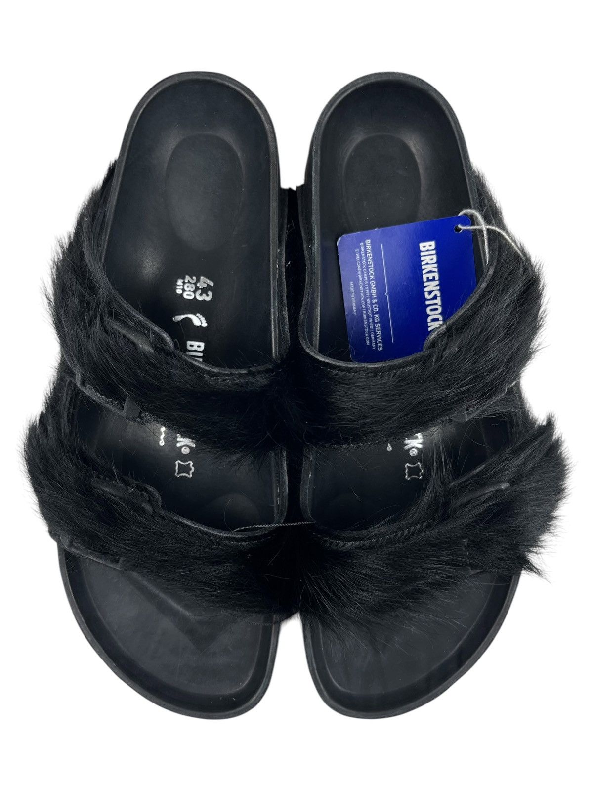 Birkenstock × Rick Owens × Rick Owens Drkshdw Rick Owens Pony Hair