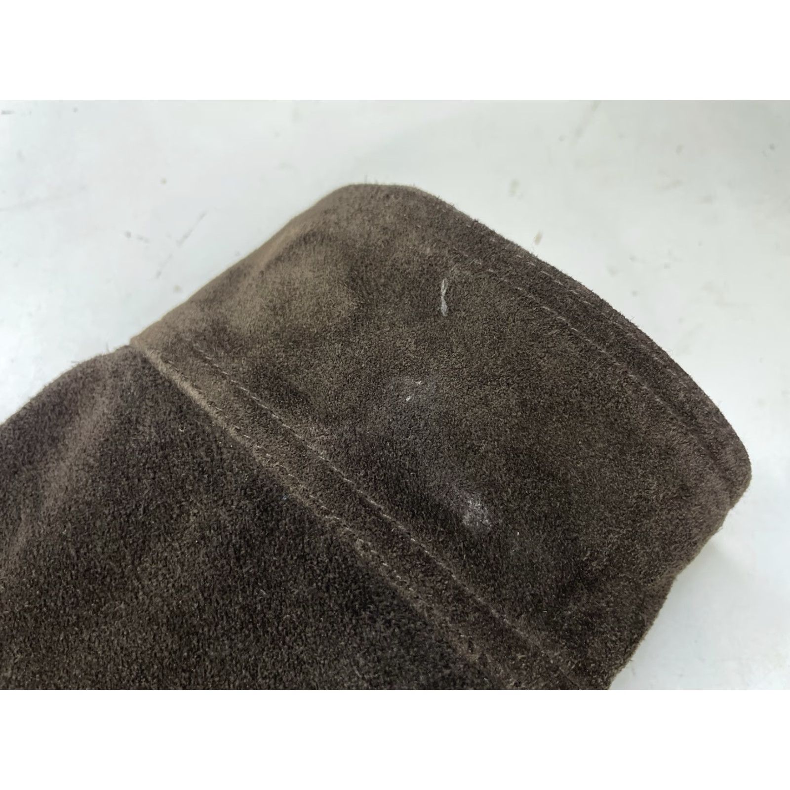 Gap VINTAGE GAP Suede Leather Jacket Coat Bomber Jacket Mens XL Dark Brown Leather Lining Heavy Button Y2K Size US XL / EU 56 / 4 - 7 Thumbnail