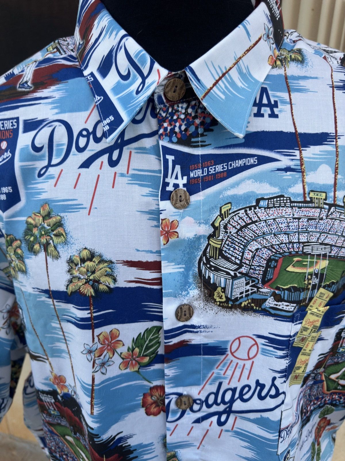 Reyn Spooner New Reyn Spooner Los Angeles Dodgers Baseball Men's XXL Size US XXL / EU 58 / 5 - 3 Thumbnail