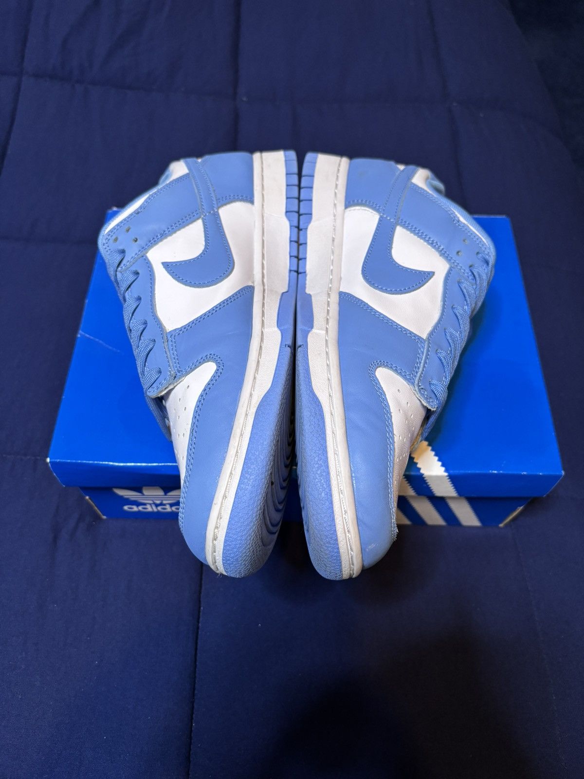 Nike Nike Dunk Low UNC University Blue 2021 Size 11.5 Size US 11.5 / EU 44-45 - 4 Thumbnail