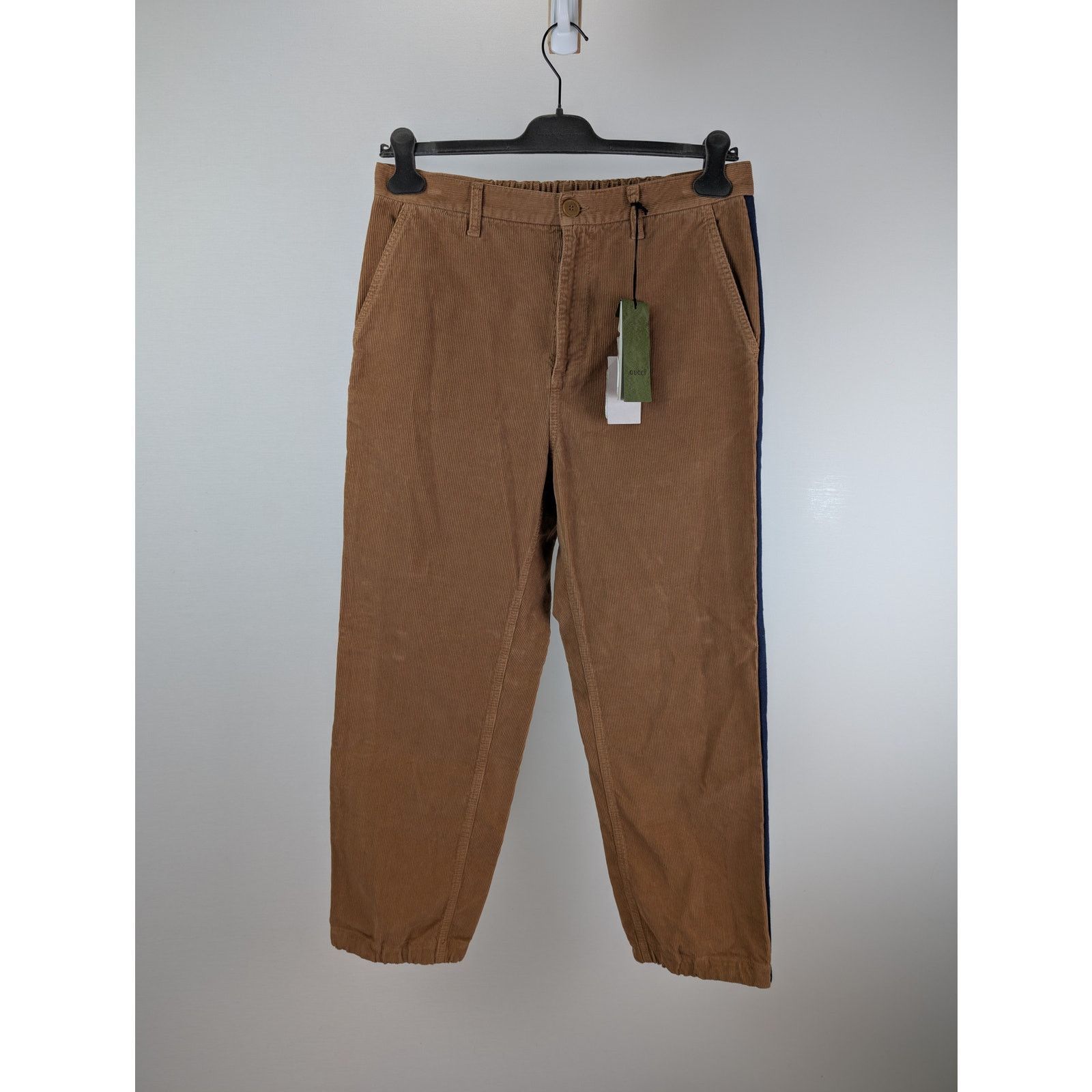 Gucci o1rshd1 Dyed Wash Velvet W/Melton Pant in Vintage Camel Size US 34 / EU 50 - 8 Thumbnail