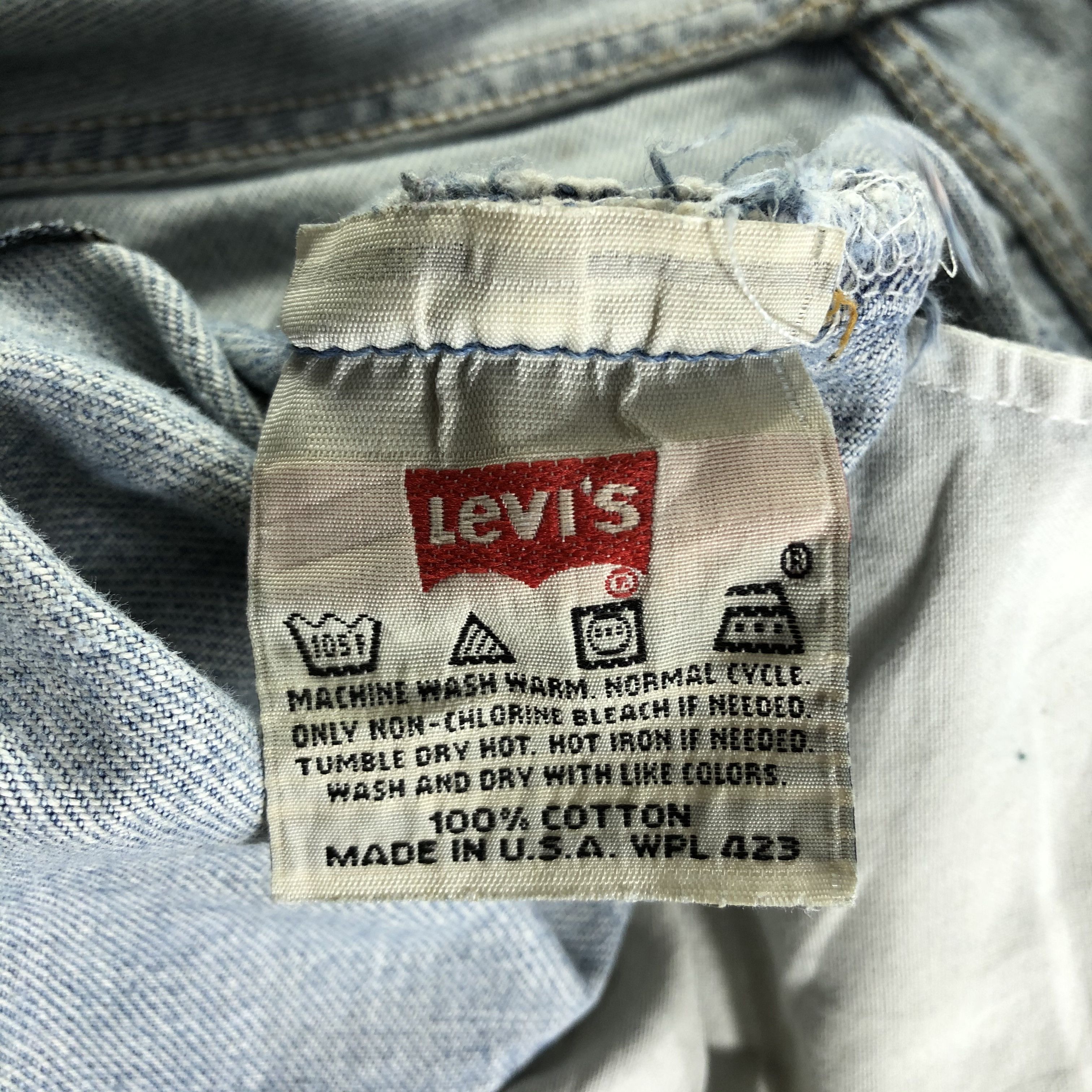 Levi's Vintage 90s Distress Levis 501 Jeans-JM3301 Size US 33 - 11 Thumbnail