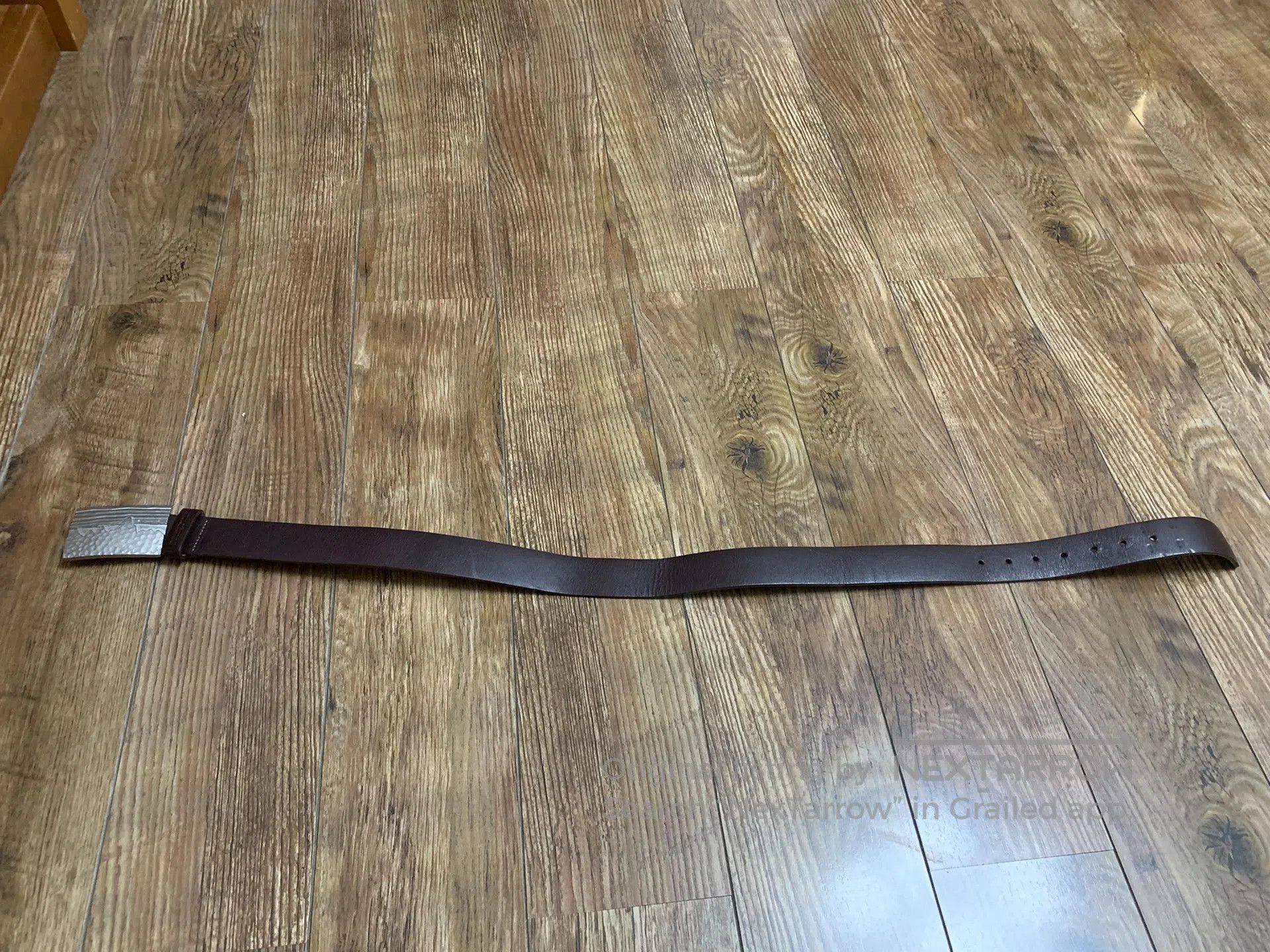 Japanese Brand Patagonia Vintage USA Leather Belt. Size ONE SIZE - 2 Thumbnail