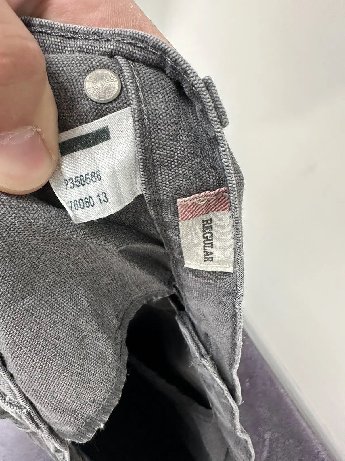Dickies × Vintage Vintage Dickies Faded Gray American Hype Work Pants Jeans Size US 32 / EU 48 - 13 Thumbnail