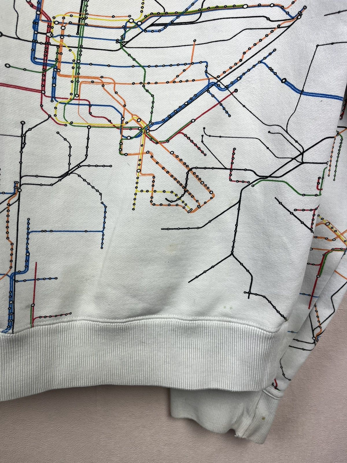 DC DC Shoes Spec Op Subway Map All Over Print Full Zip Hoodie Size US XXL / EU 58 / 5 - 15 Thumbnail
