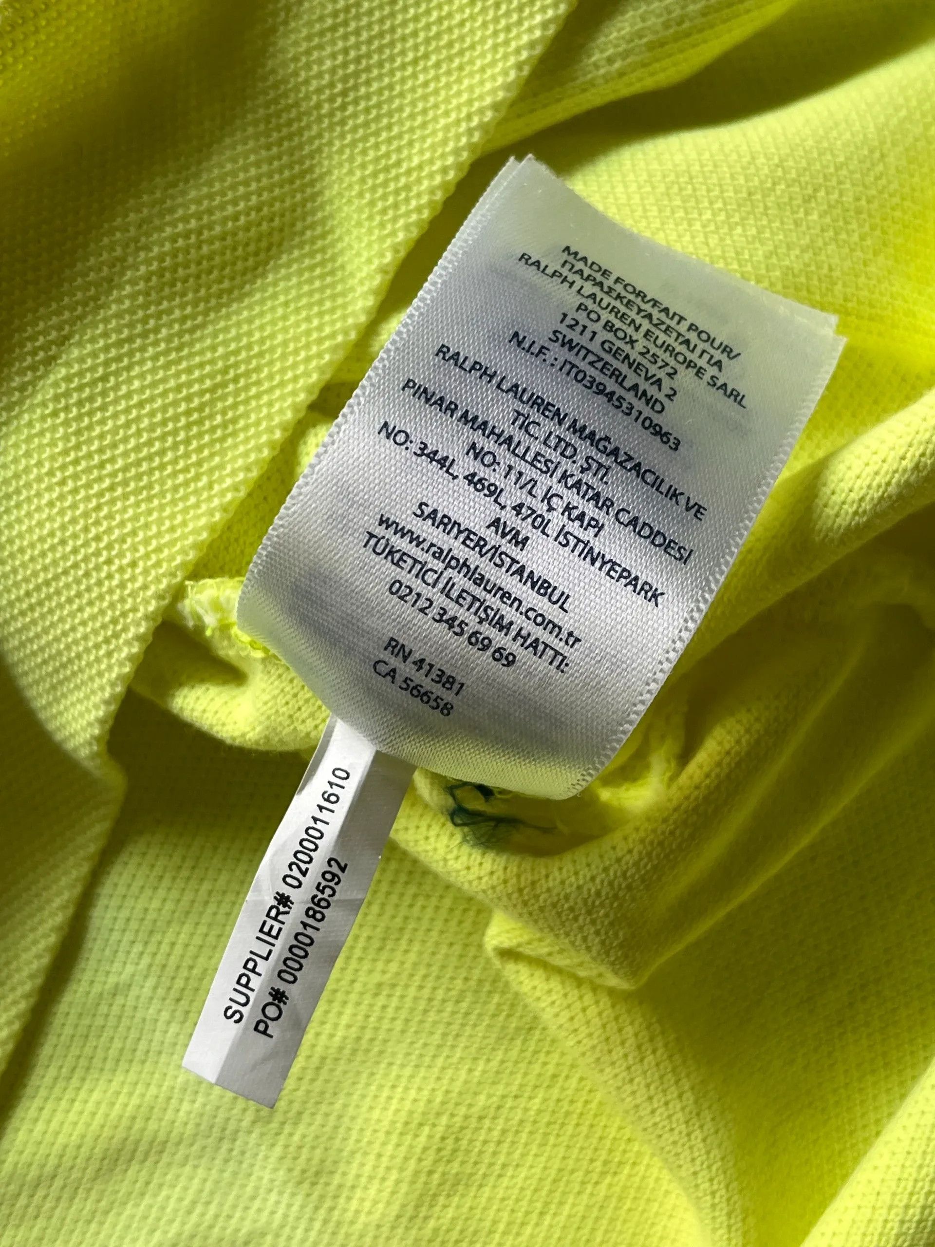 Polo Ralph Lauren Polo Ralph Lauren Small Pony Polo Shirt Acid Size M Size US M / EU 48-50 / 2 - 12 Thumbnail