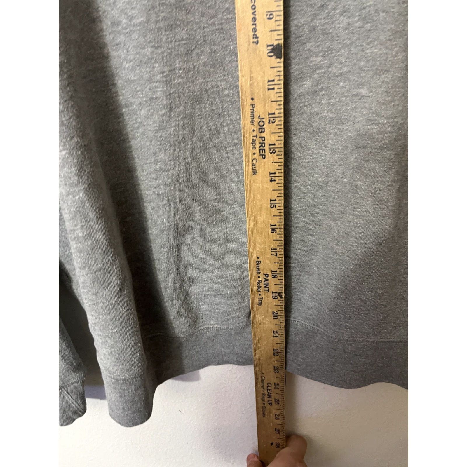 Gap Gap Sweatshirt Women Small Gray Mid-Weight Embroidered Stars On Shoulders Size S / US 4 / IT 40 - 4 Thumbnail