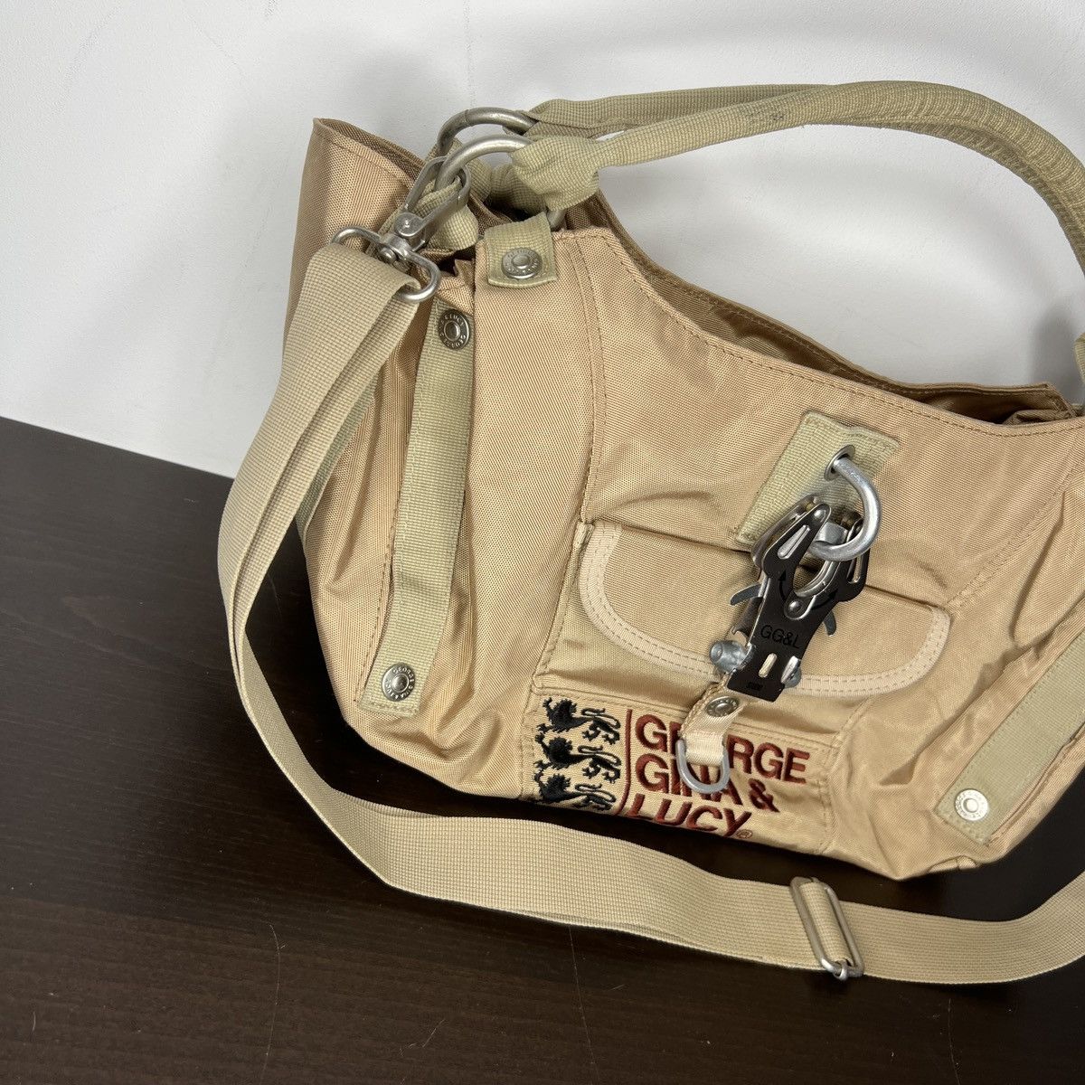 George Gina & Lucy George Gina Lucy GGL Shoulder Crossbody Vintage Bag Beige Size ONE SIZE - 2 Thumbnail