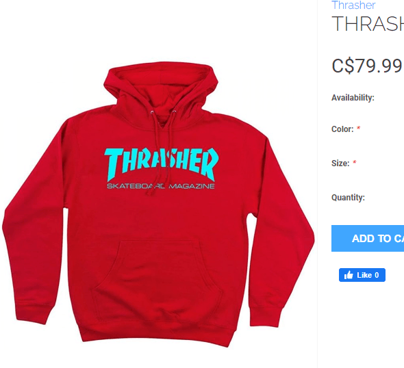 Thrasher thrasher hoodie red Size US S / EU 44-46 / 1 - 4 Thumbnail