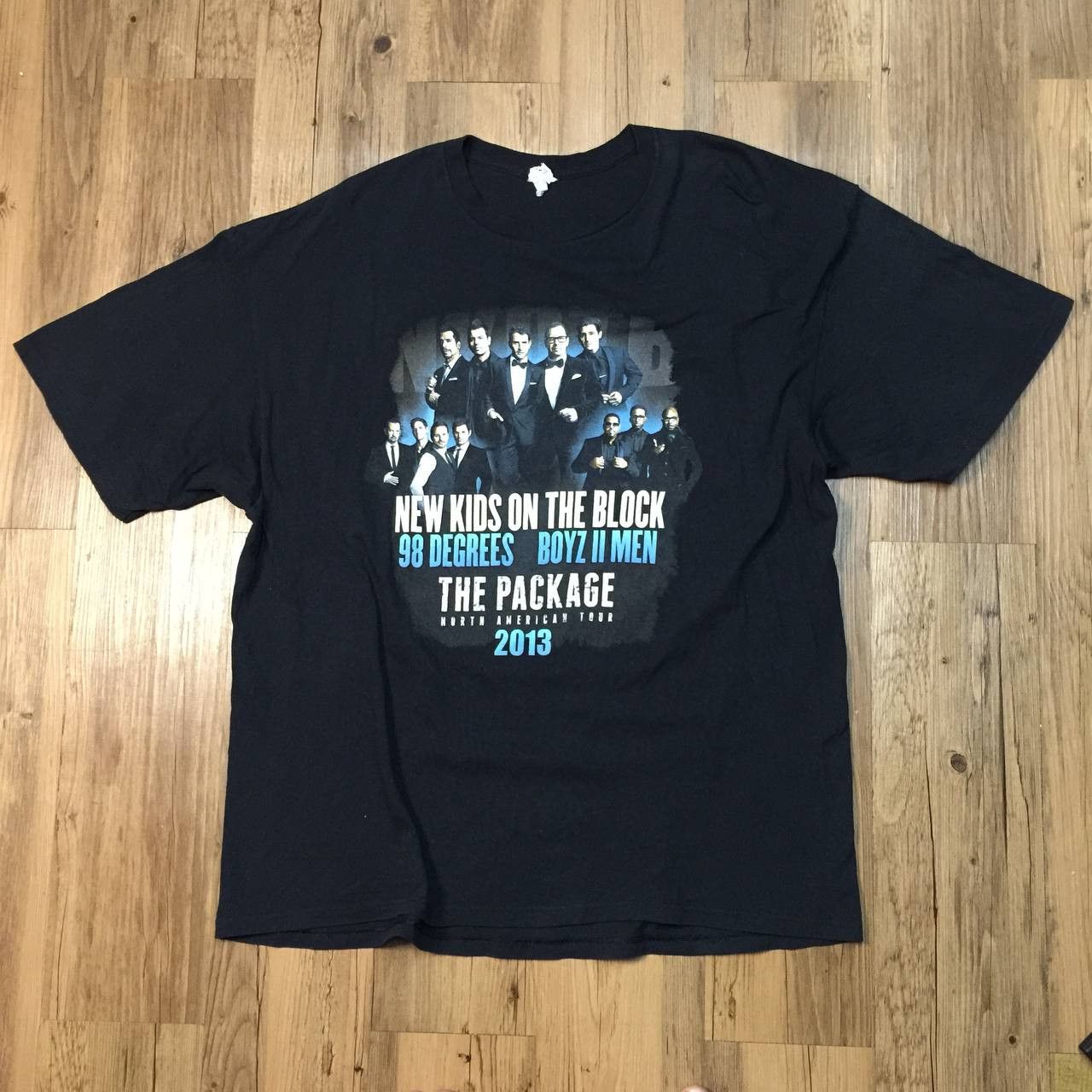 Band Tees × New Kids On The Block × Rap Tees 00s BoyZ II Men 98 Degress New Kids on the Block Rapper Size US XXL / EU 58 / 5 - 1 Thumbnail