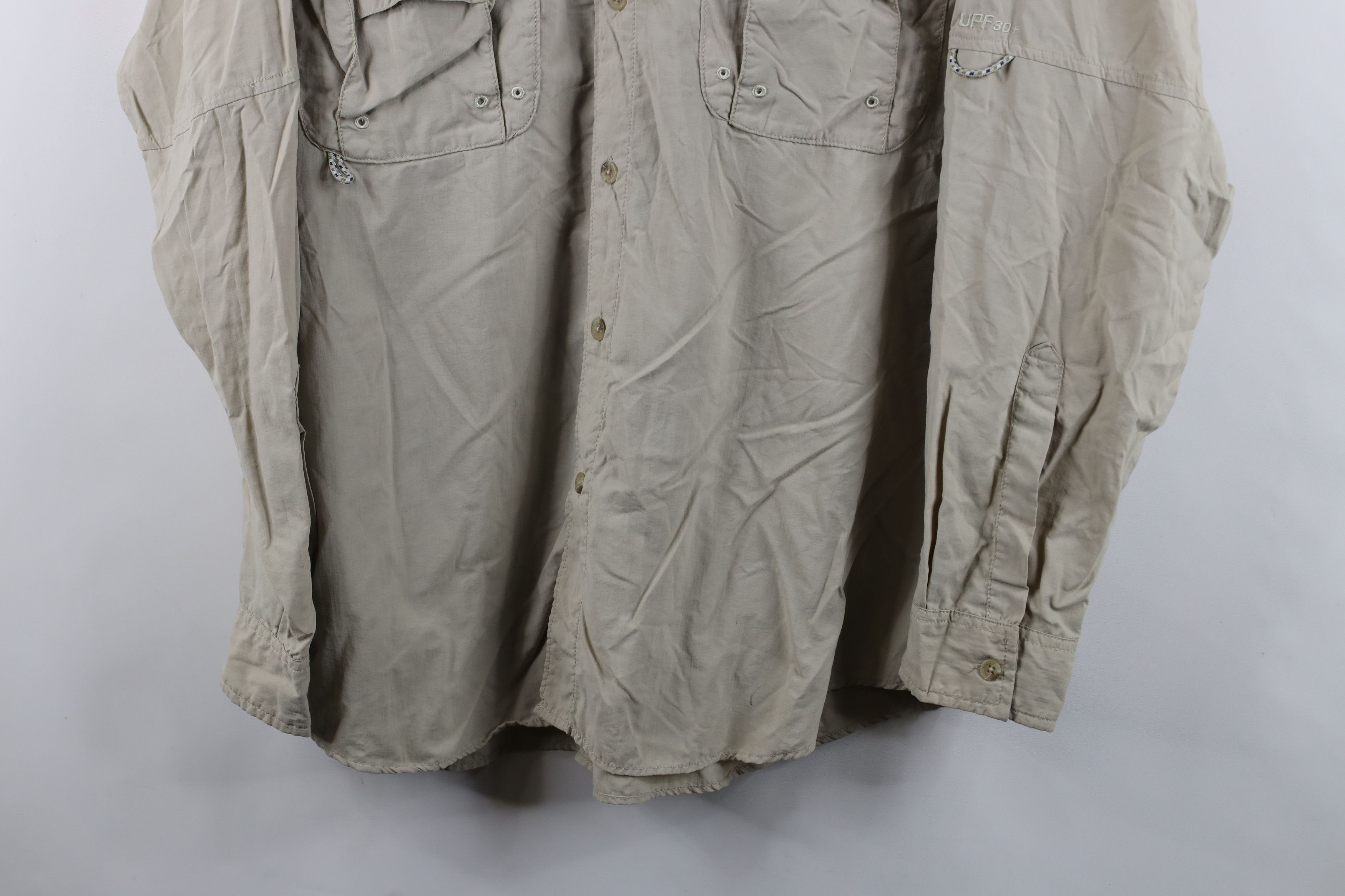 Columbia Vintage Columbia PFG Outdoor Fishing Trekking Button Shirt Size US L / EU 52-54 / 3 - 3 Thumbnail