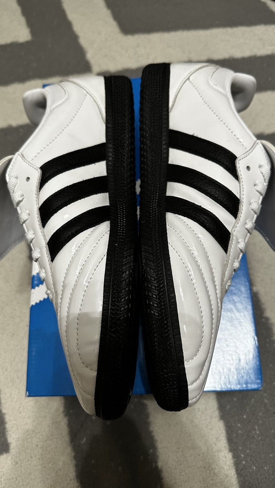 Adidas Adidas Samba LT White 'Patent' Size 9 Men's/10 Women Size US 9 / EU 42 - 4 Thumbnail