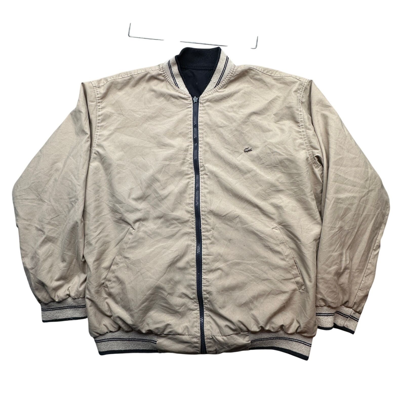 Lacoste VTG 80s Lacoste Reversible Windbreaker Jacket Mens XXL Size US XXL / EU 58 / 5 - 2 Thumbnail