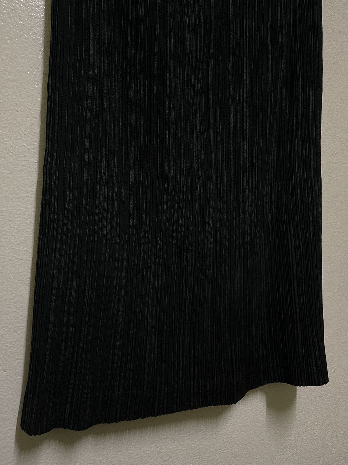 Issey Miyake × Japanese Brand Issey Miyake Sample Pleated Button Wrap Skirt Black Size 27" / US 4 / IT 40 - 11 Thumbnail