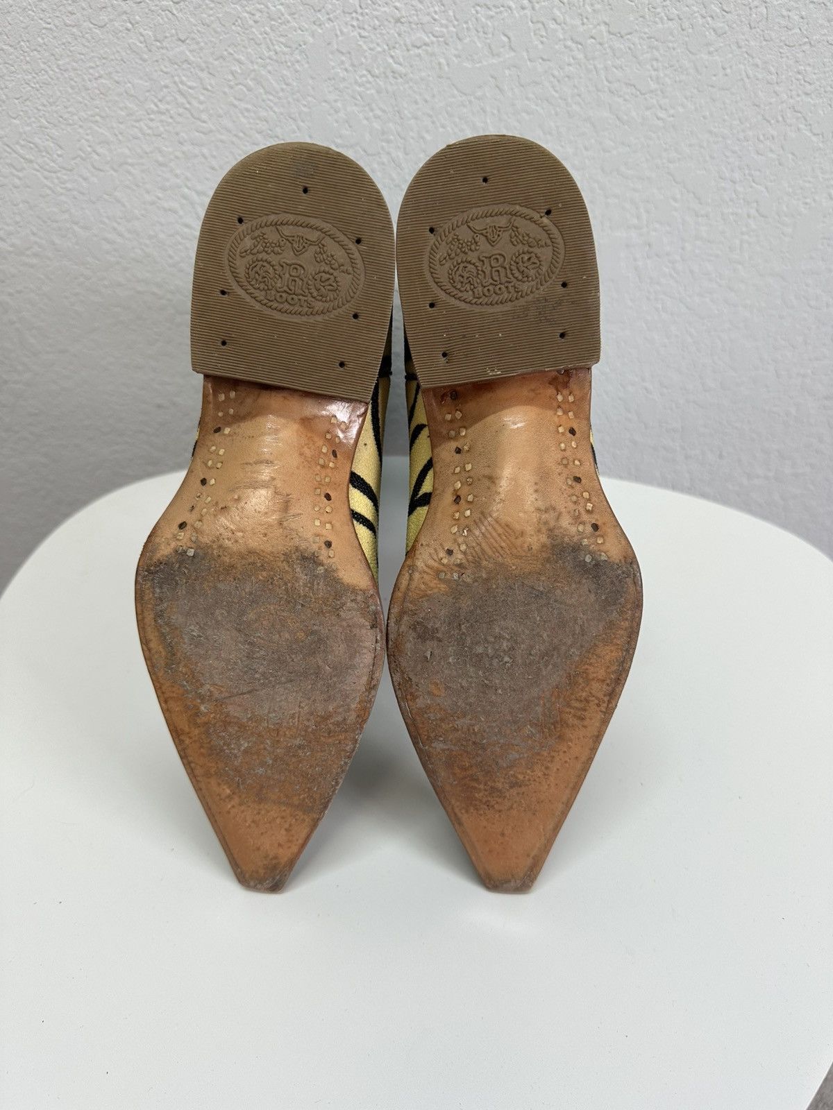 Lucchese Vintage Sendra Mantarraya Leather Cowboy Western Boots Shoes Size US 8 / EU 41 - 8 Thumbnail