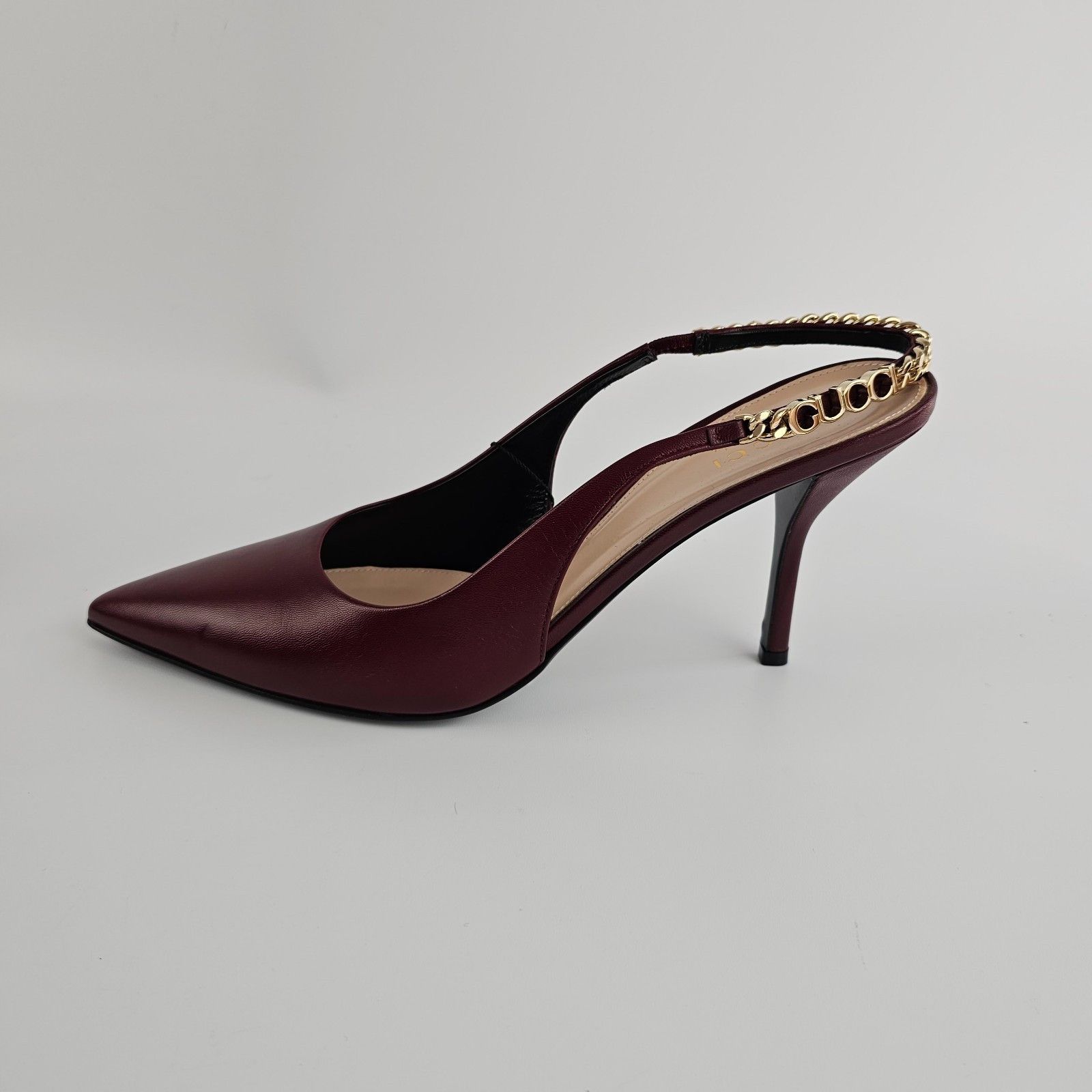 Gucci GUCCI Signoria Rosso Ancora Slingbacks New & Authentic Size US 5 / IT 35 - 8 Thumbnail
