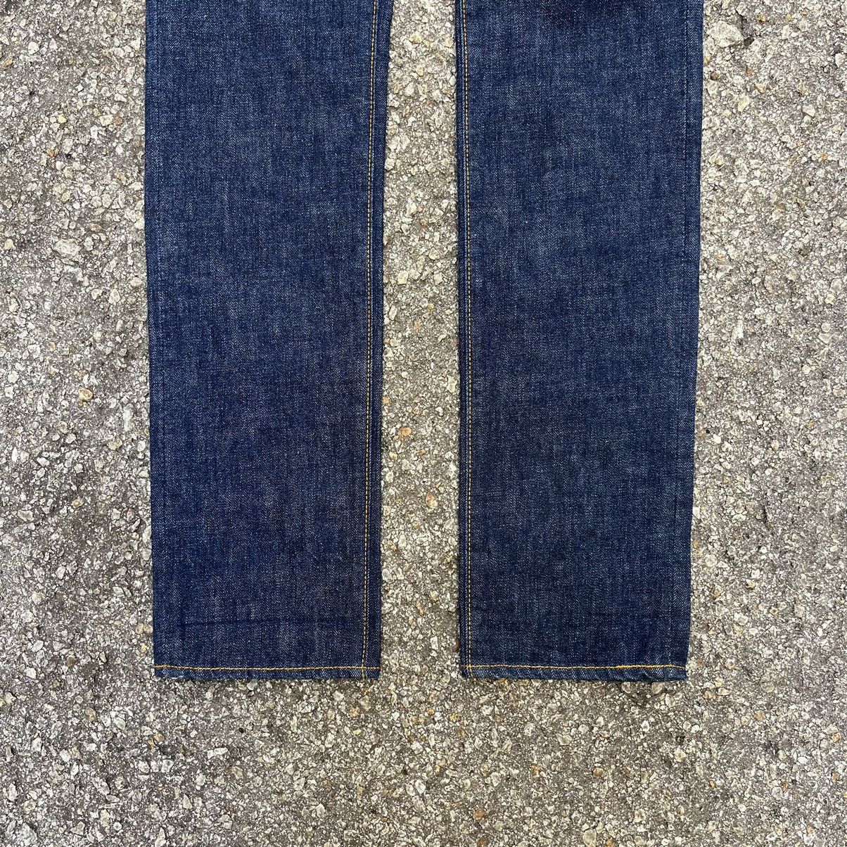 Full Count & Co. Full Count Rare Design Indigo Slim Jeans Non Selvedge Size US 29 - 3 Thumbnail