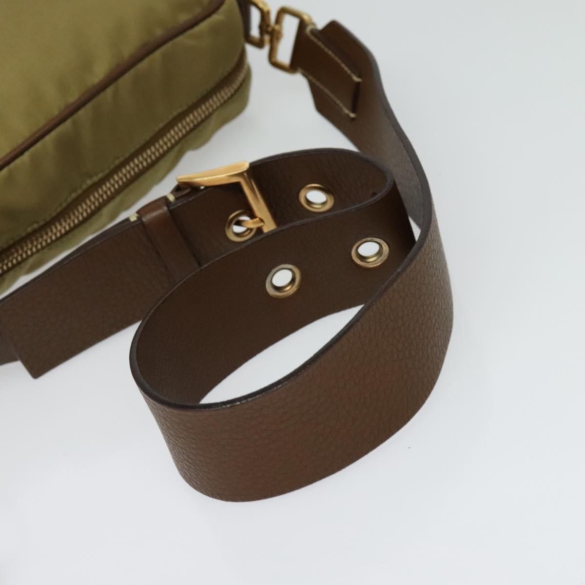 Prada PRADA Shoulder Bag Nylon Beige Gold Size ONE SIZE - 7 Thumbnail