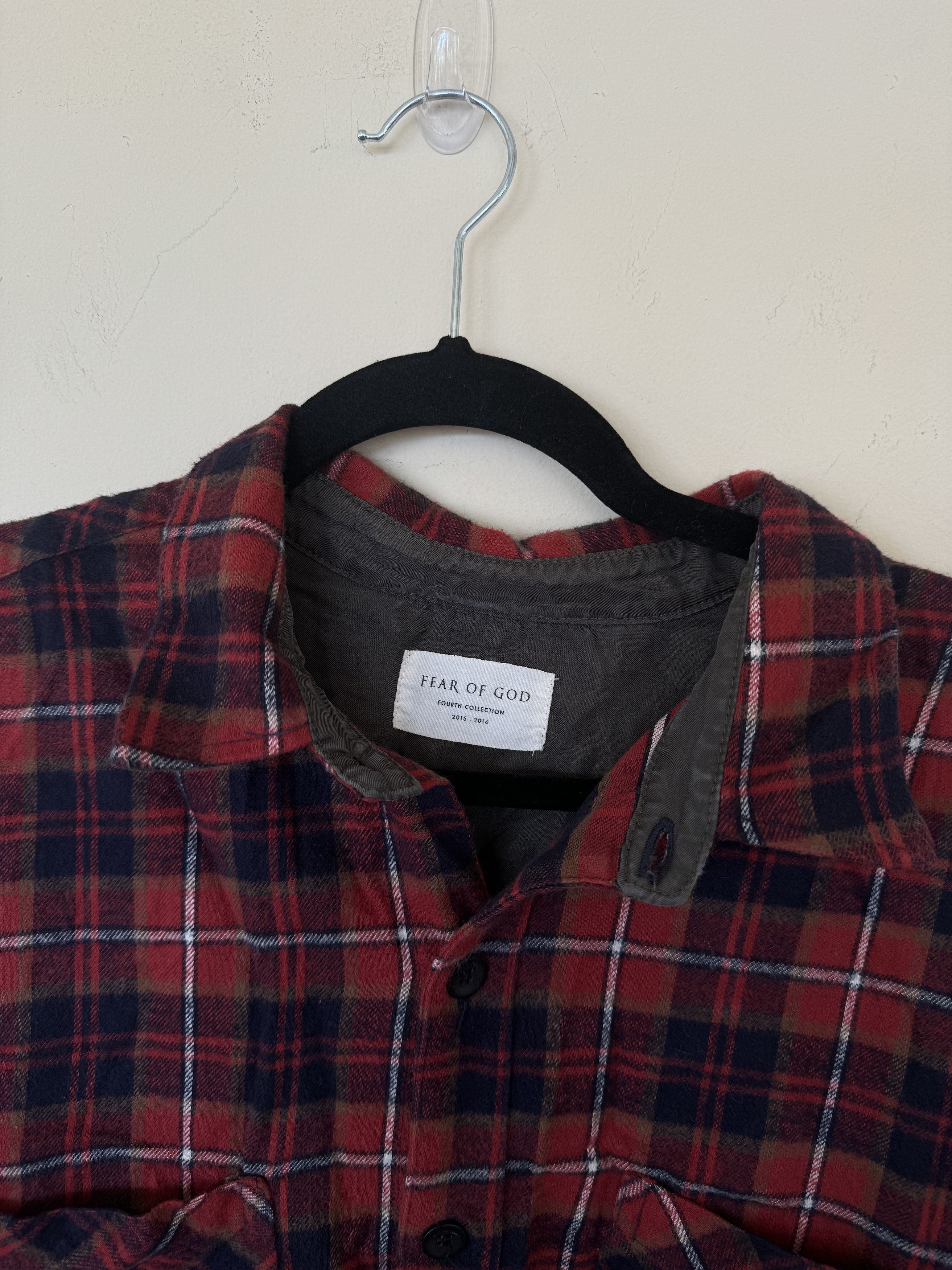 Fear of God Fear Of God Flannel Cut Off Size US L / EU 52-54 / 3 - 3 Thumbnail