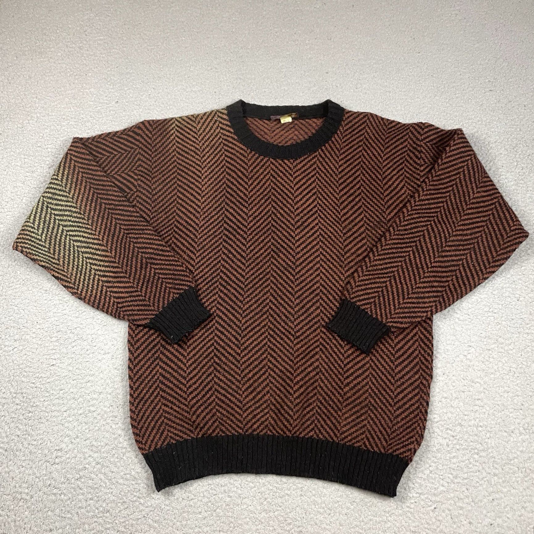 Vintage VINTAGE Atlas Sweater Mens L Red Knit Pullover 80s 90s USA Distressed Casual Size US L / EU 52-54 / 3 - 2 Thumbnail