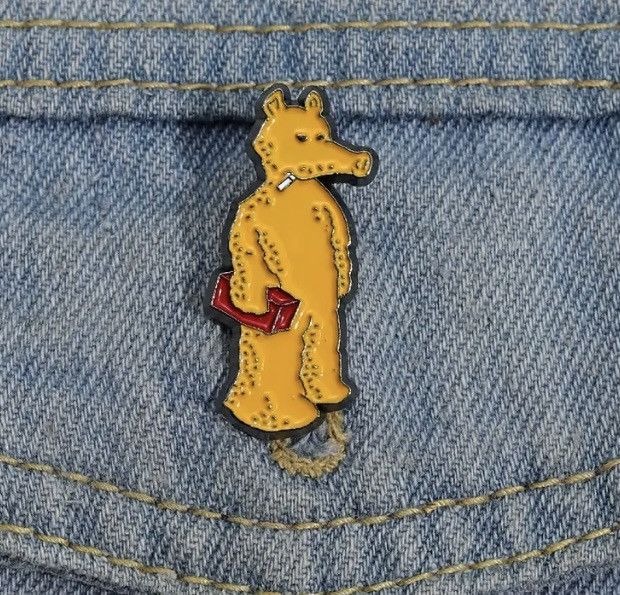 Band Tees Quasimoto enamel pin Size ONE SIZE - 4 Thumbnail